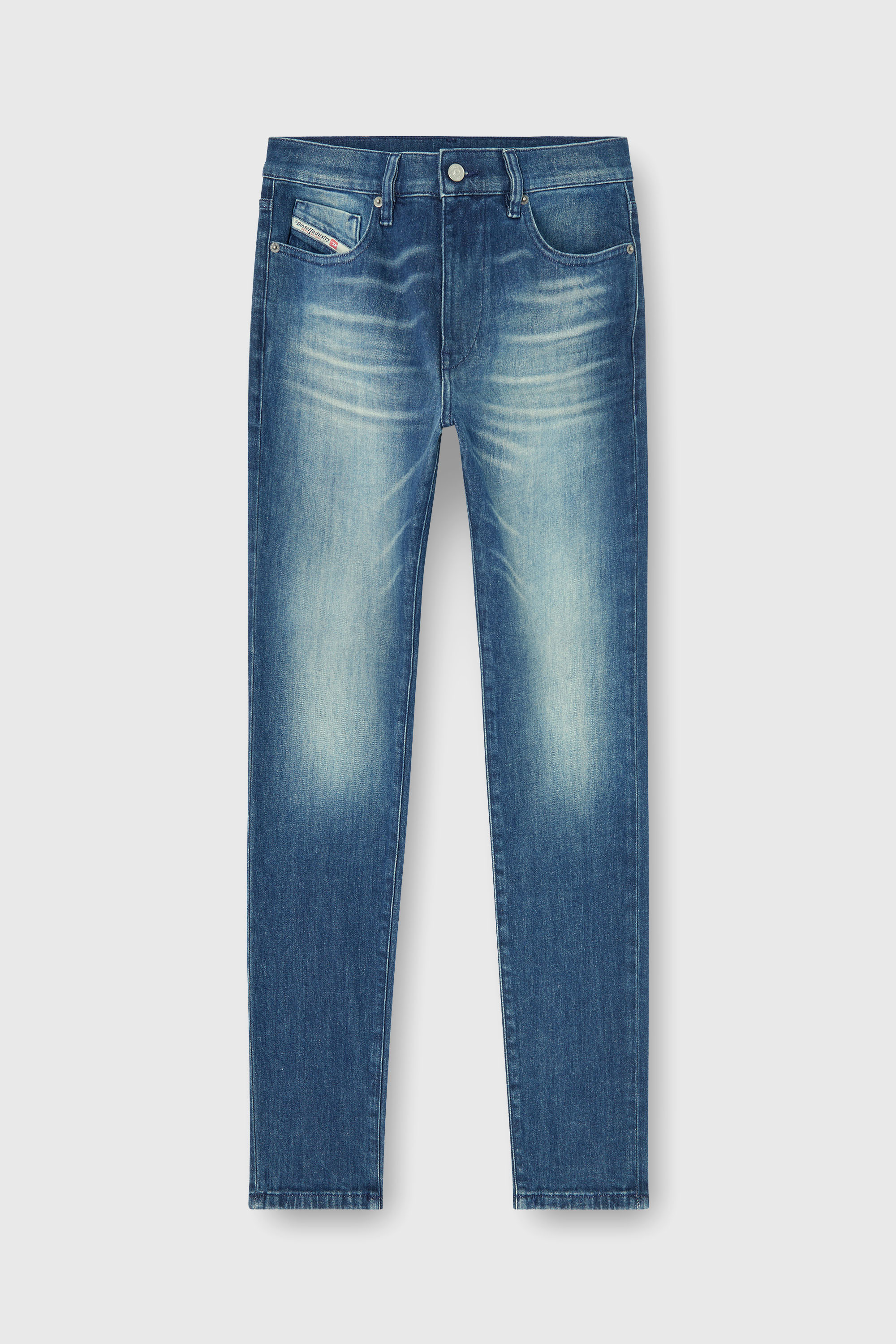 Diesel - Man's Slim Jeans 2019 D-Strukt 0KBBR, Dark Blue - 2