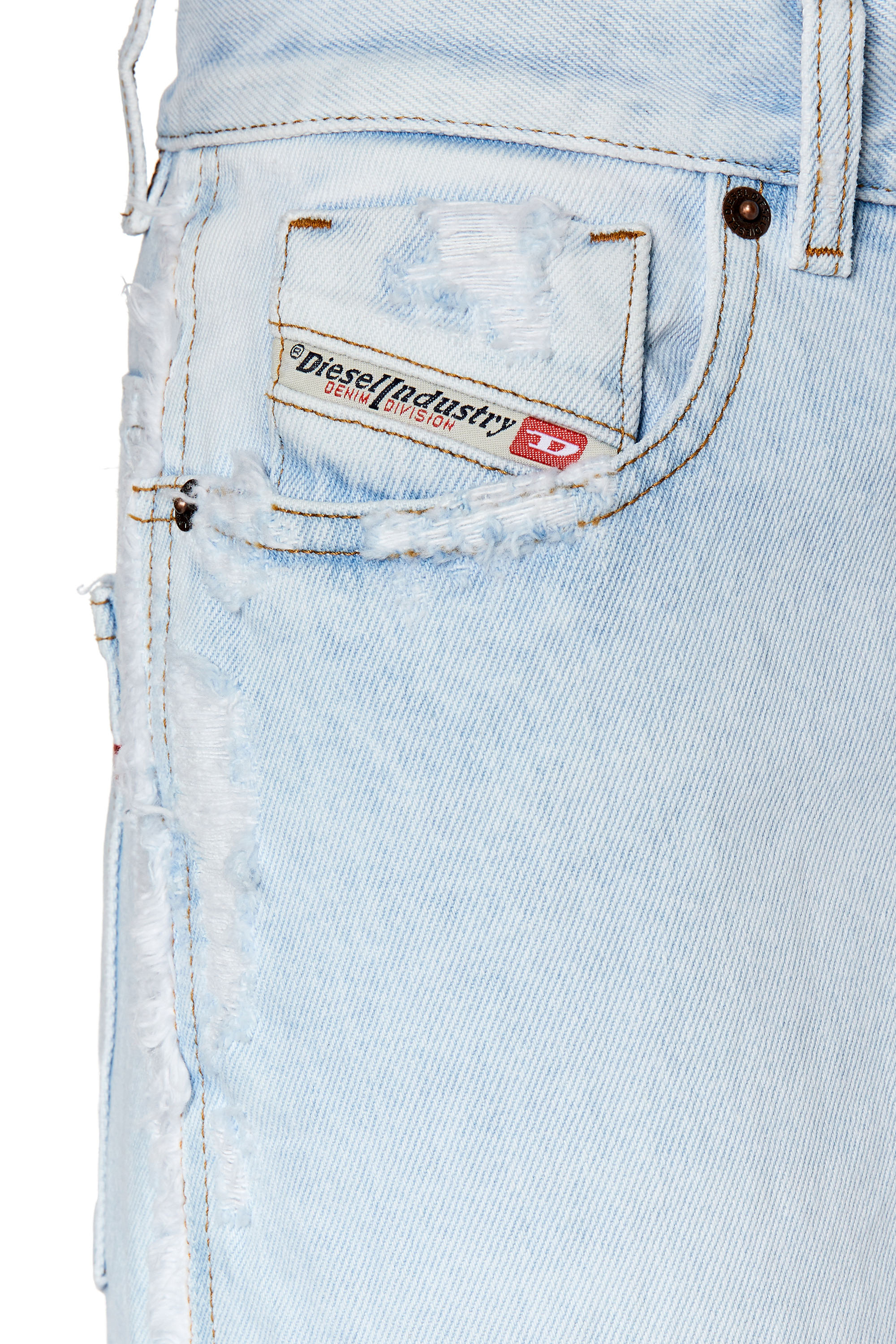 Diesel - 2000 Widee 007M7 Bootcut and Flare Jeans, Light Blue - Image 3