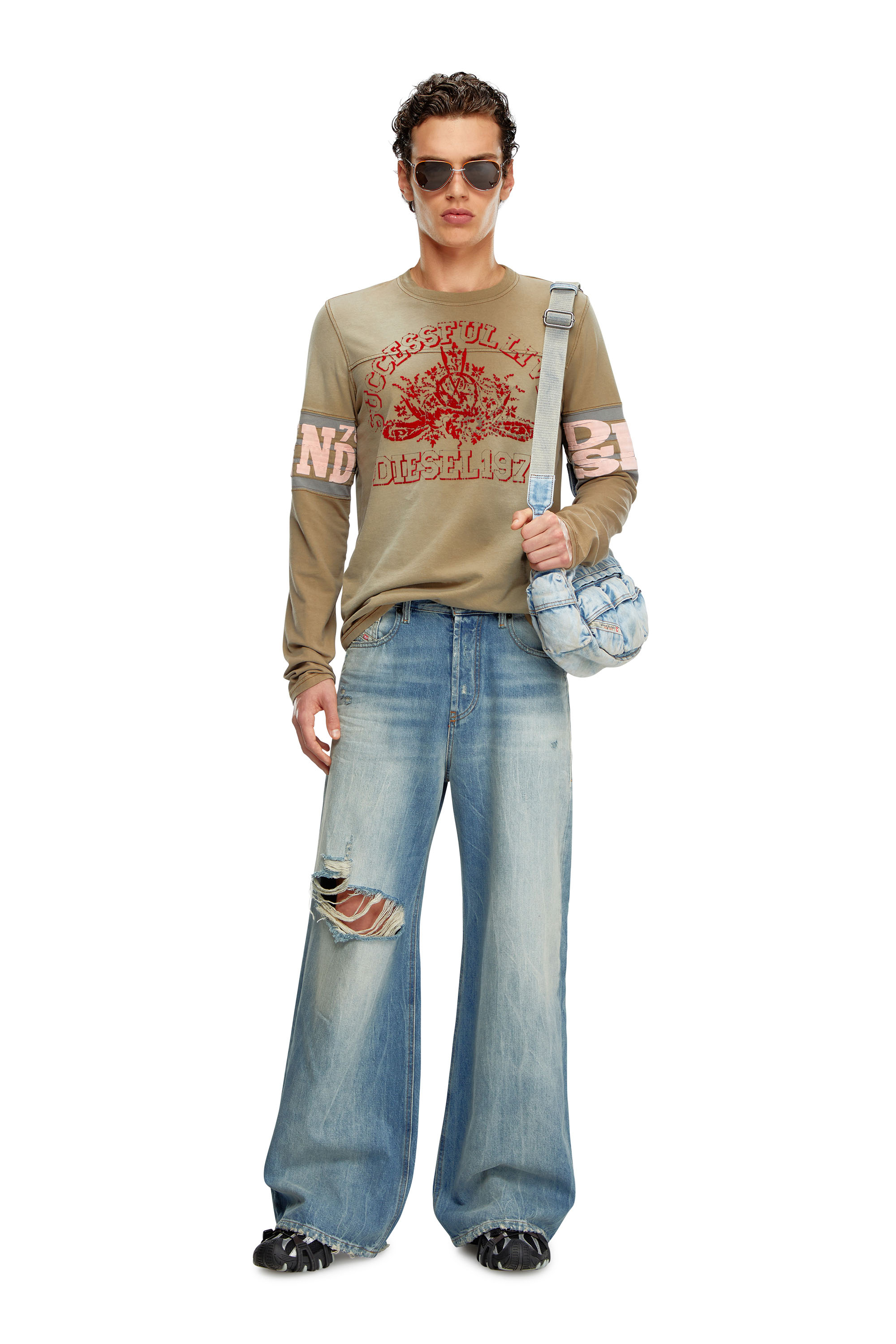 Diesel - Woman's Relaxed Jeans 1996 D-Sire 09H58, Light Blue - 7