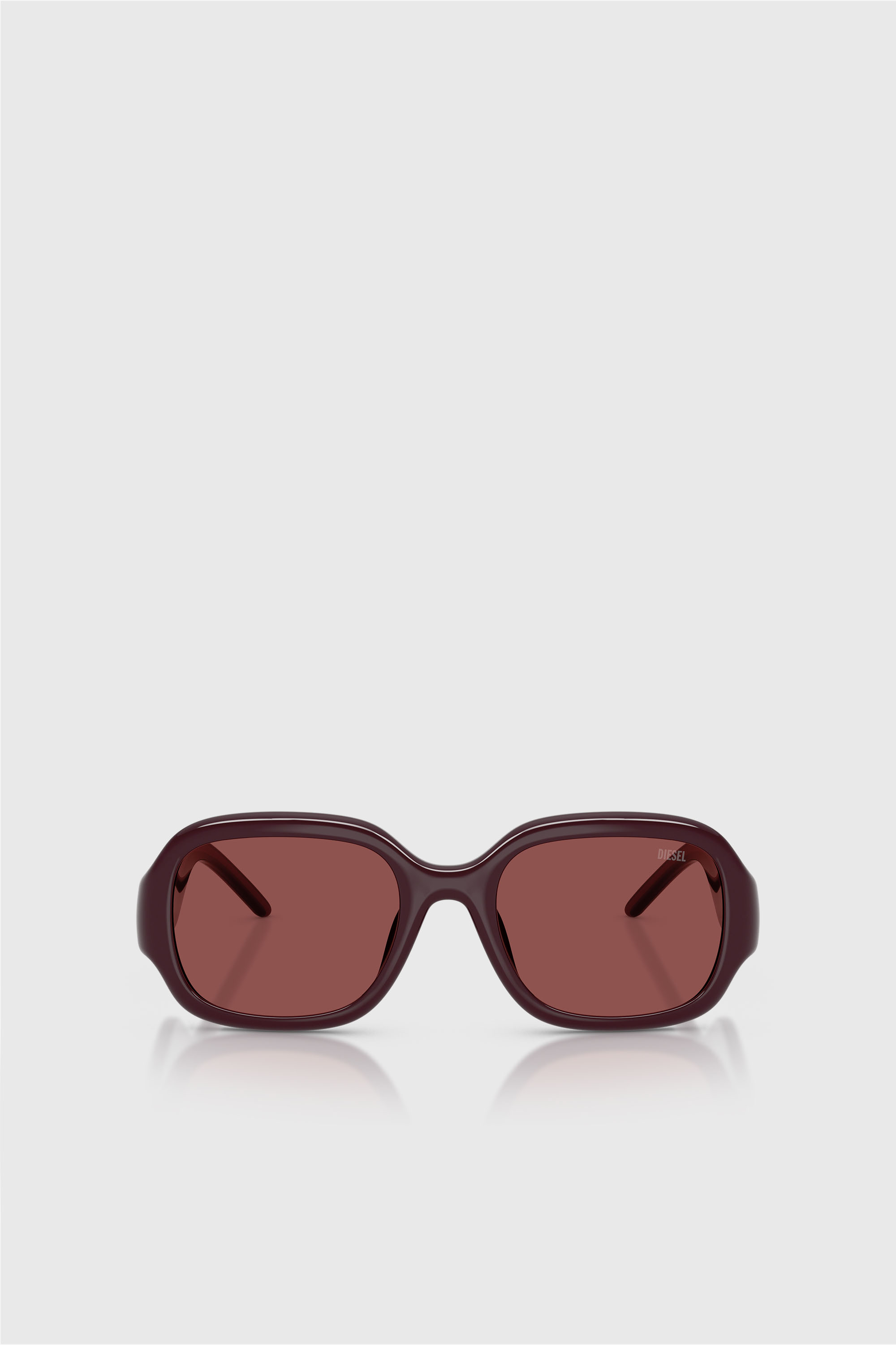 Diesel - 0DL3023U, Unisex's Pillow Sunglasses in Burgundy - 1