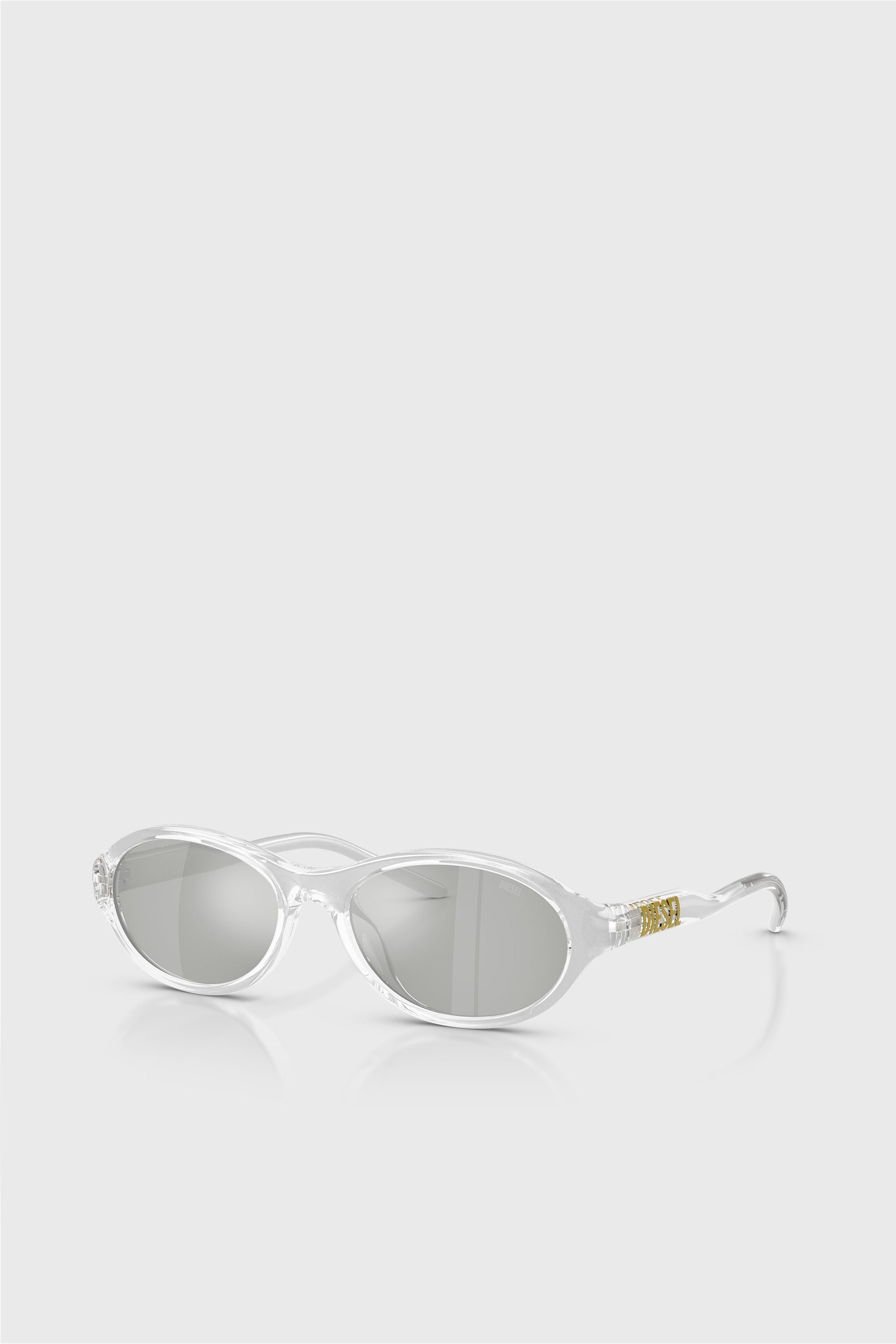 Diesel - 0DL3024U, Unisex's Oval Sunglasses in Silver - 2