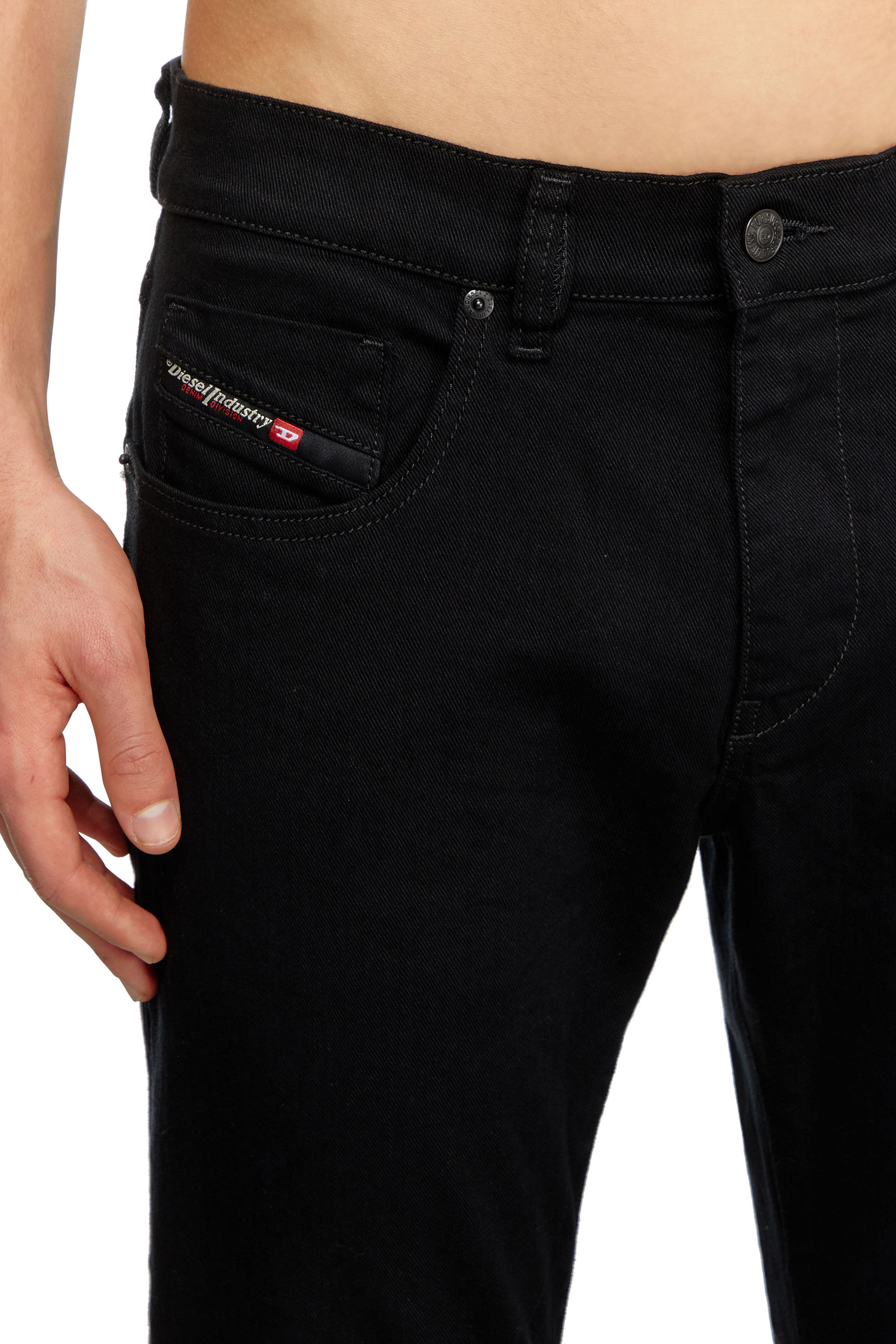 Diesel - 2019 D-Strukt 069YP Slim Jeans, Black/Dark grey - Image 4