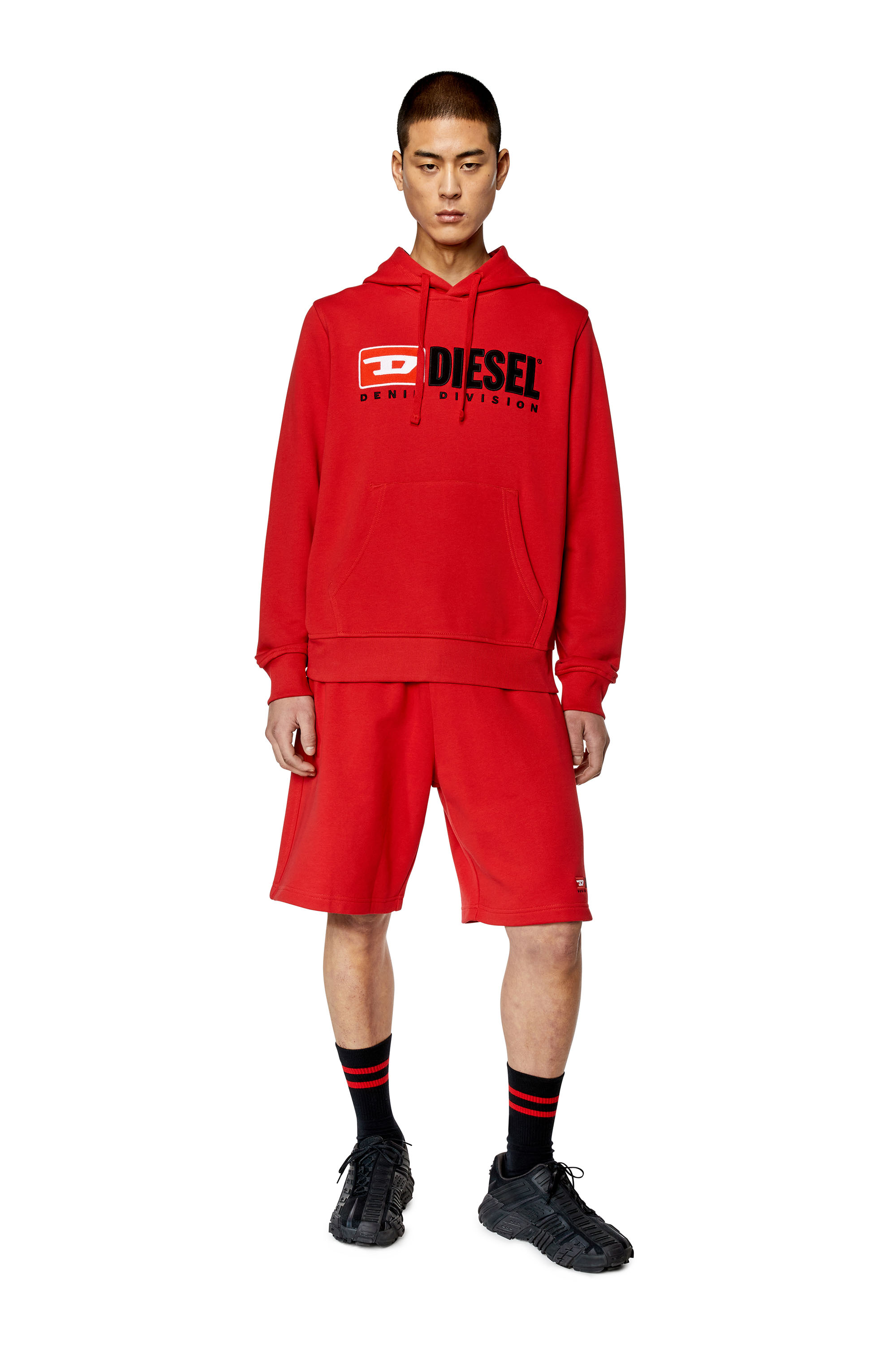 Diesel - S-GINN-HOOD-DIV, Cherry Red - Image 2