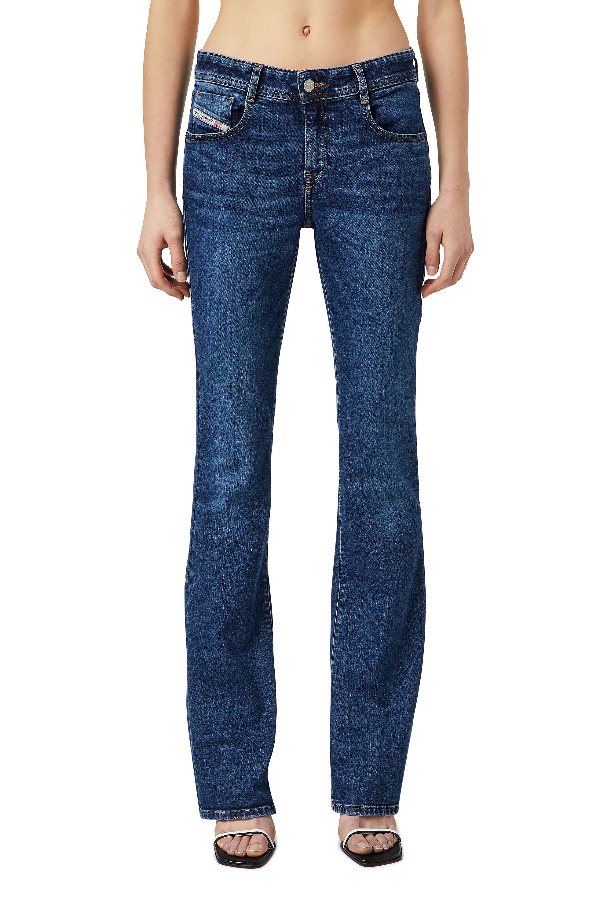 Diesel - 1969 D-EBBEY 0EIAF Bootcut and Flare Jeans, Medium blue - Image 1