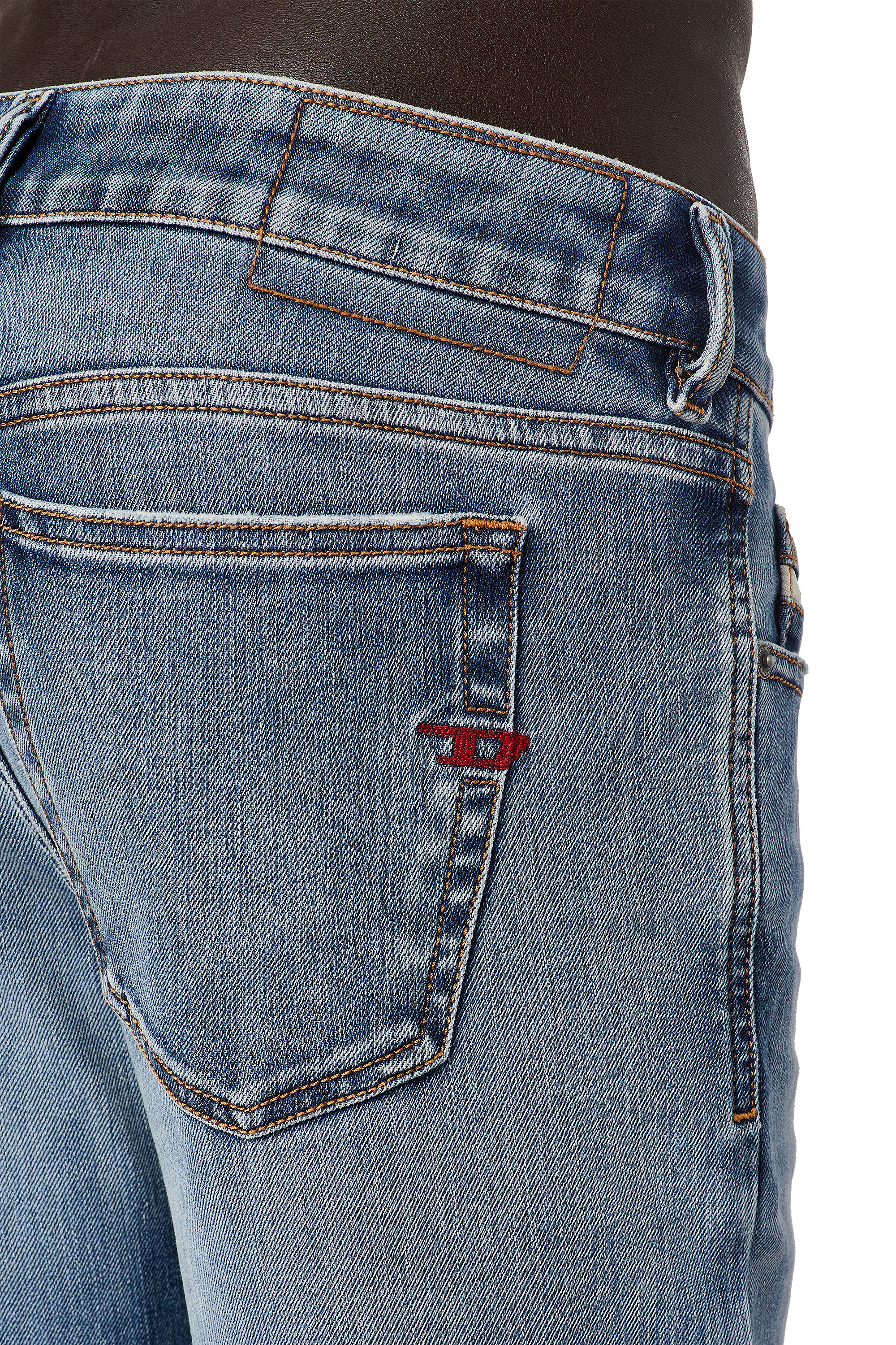 Diesel - 1979 Sleenker 09B66 Skinny Jeans, Light Blue - Image 4