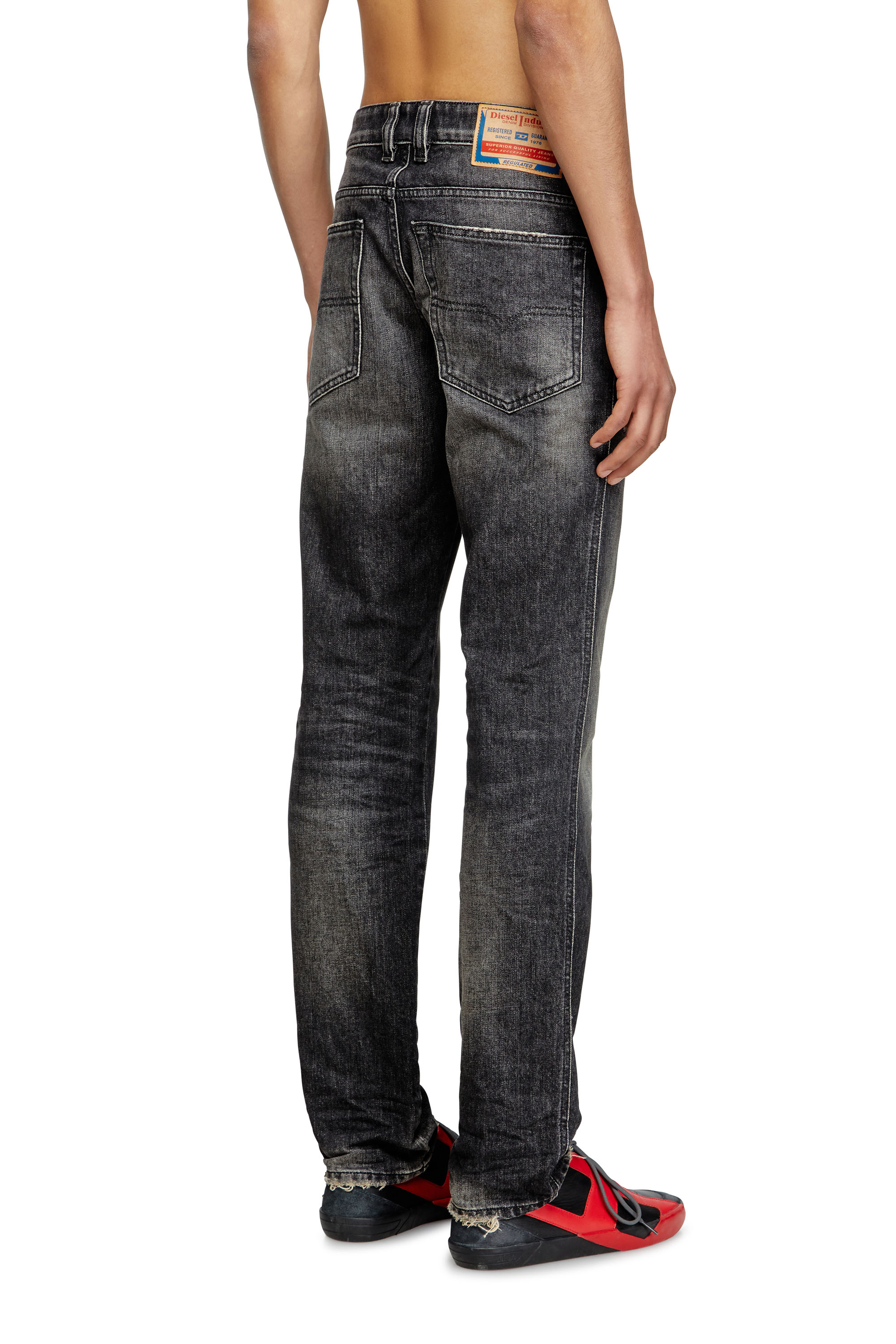 Diesel - Man's Slim Jeans 1993 D-Vyl 09M54, Black/Dark grey - 4