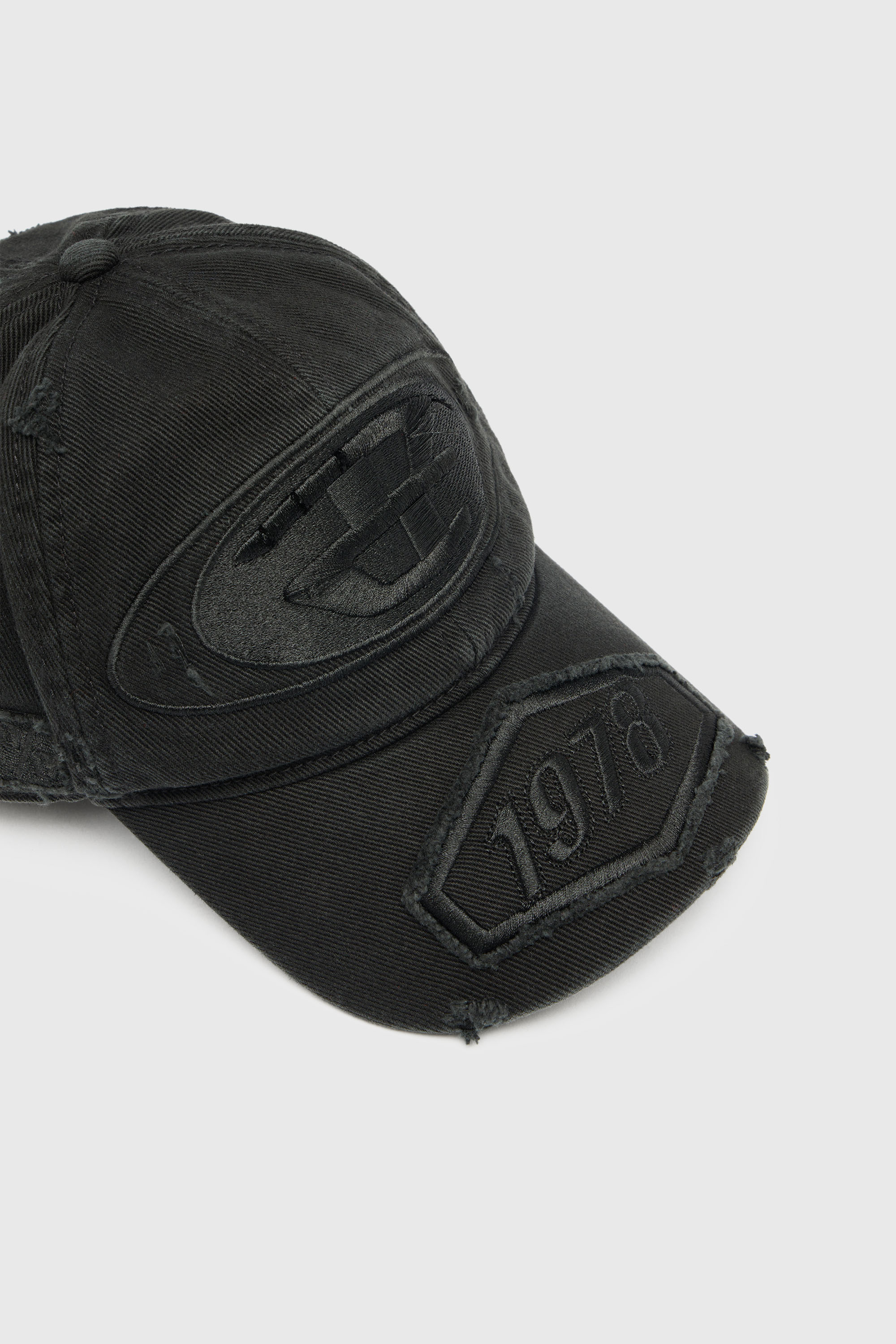 Diesel - C-BRAFF, Unisex's Baseball cap with embroidered patches in null - 3