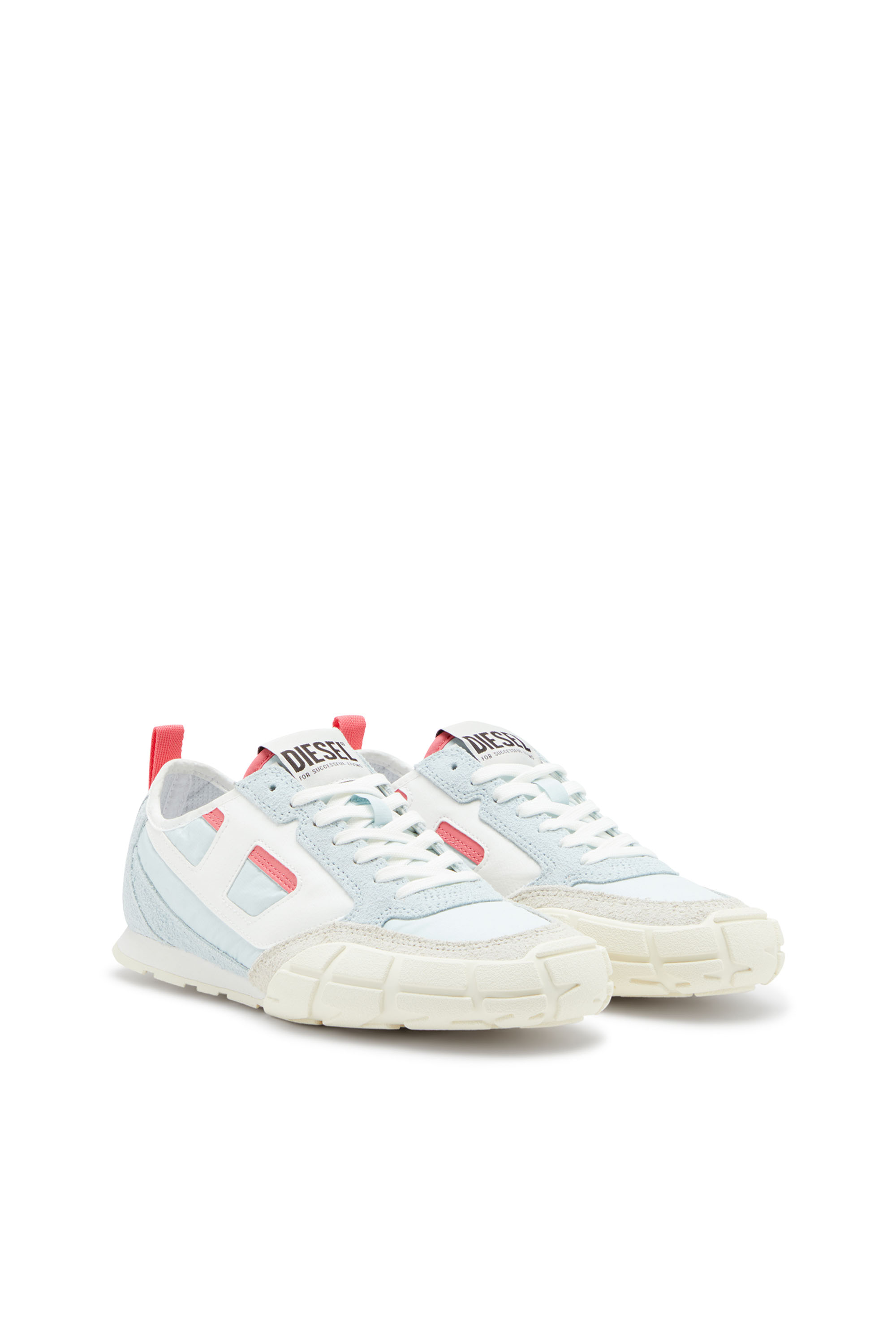 Diesel - S-PAGODHA LOW W, Woman's Sneakers in leather, suede and ripstop in null - 2