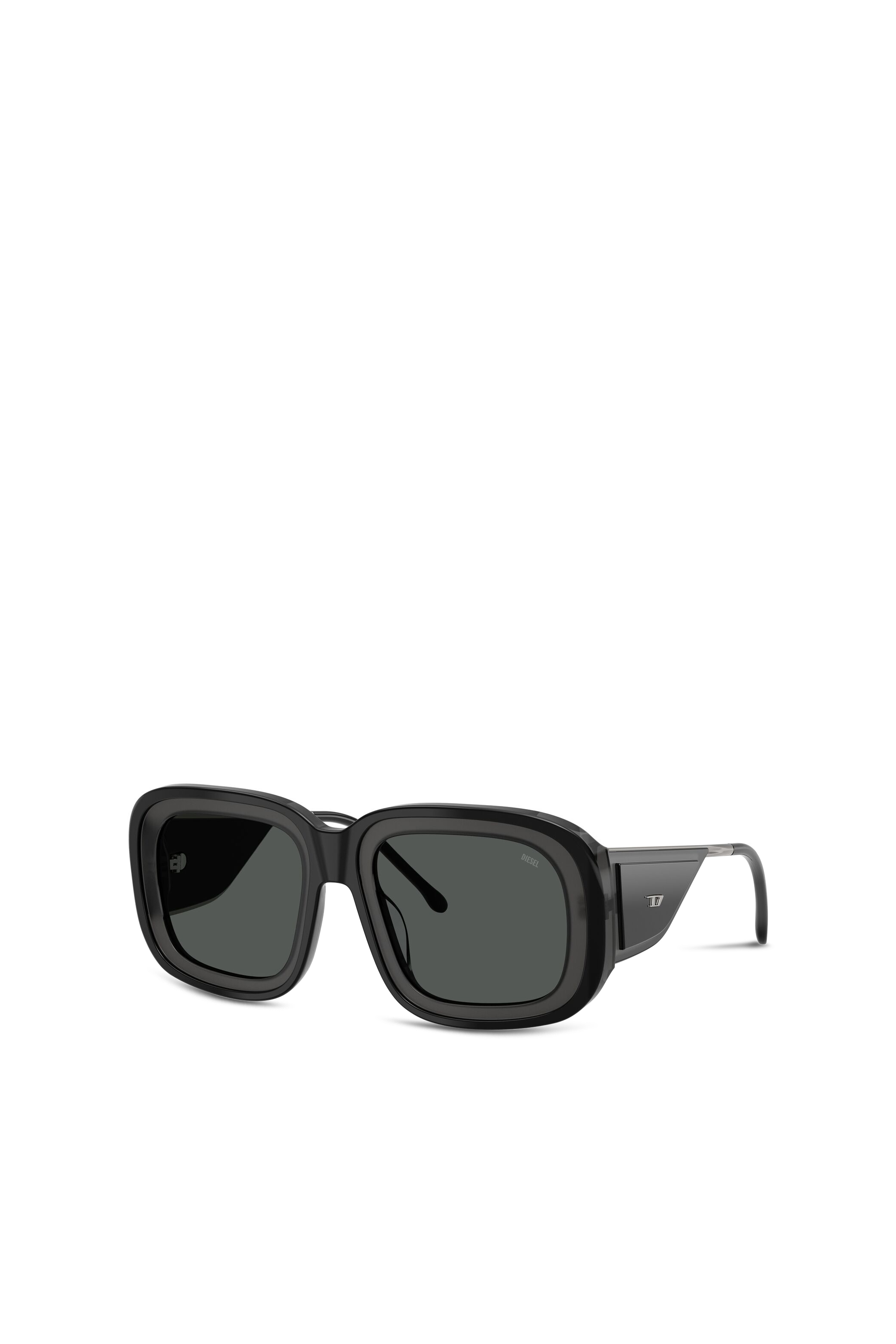 Diesel - 0DL2015U, Unisex's Square sunglasses in Black - 2