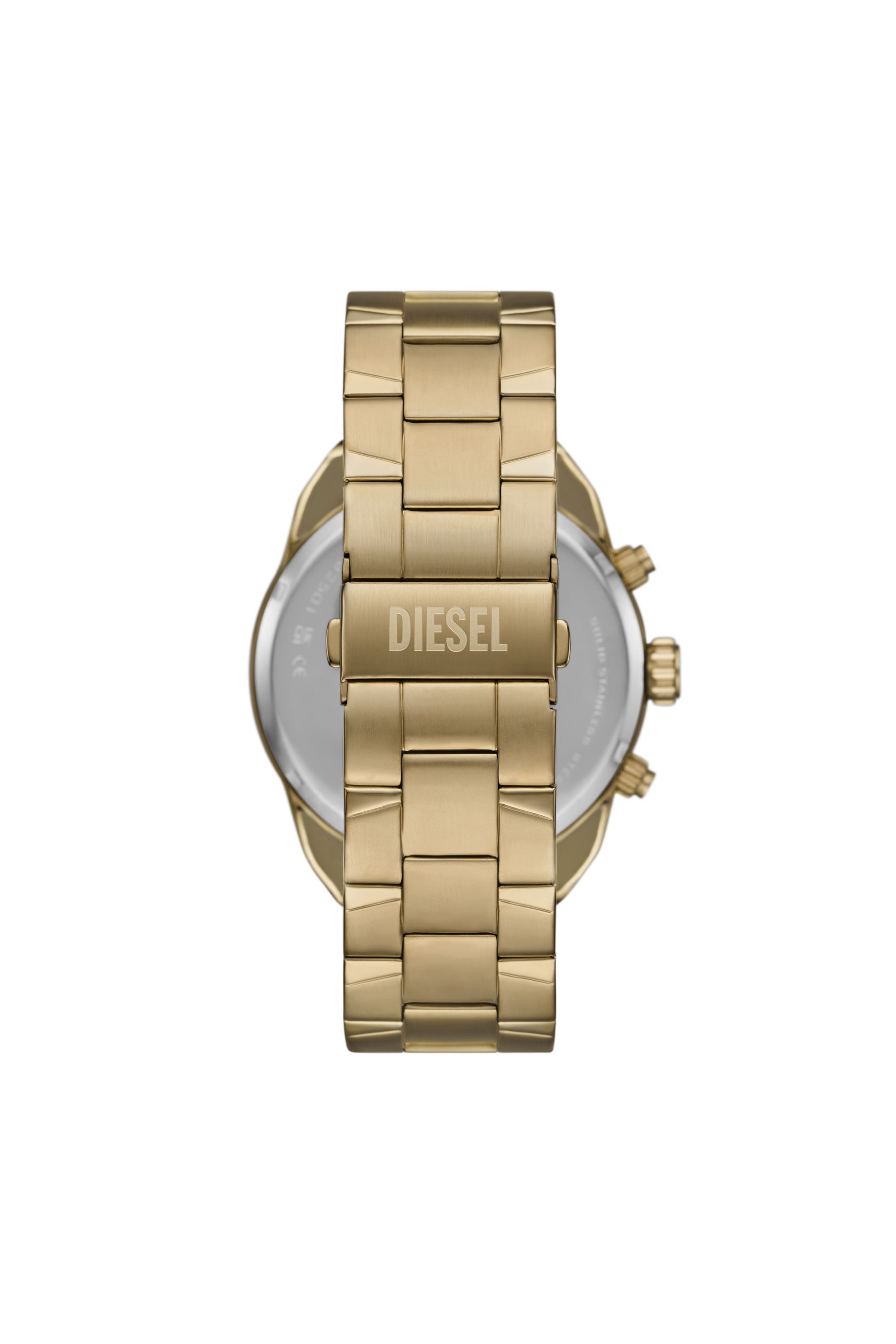 Diesel - DZ4678, Man's Diesel Spiked Chronograph Gold-Tone Stainless Steel Watch in Gold - 2
