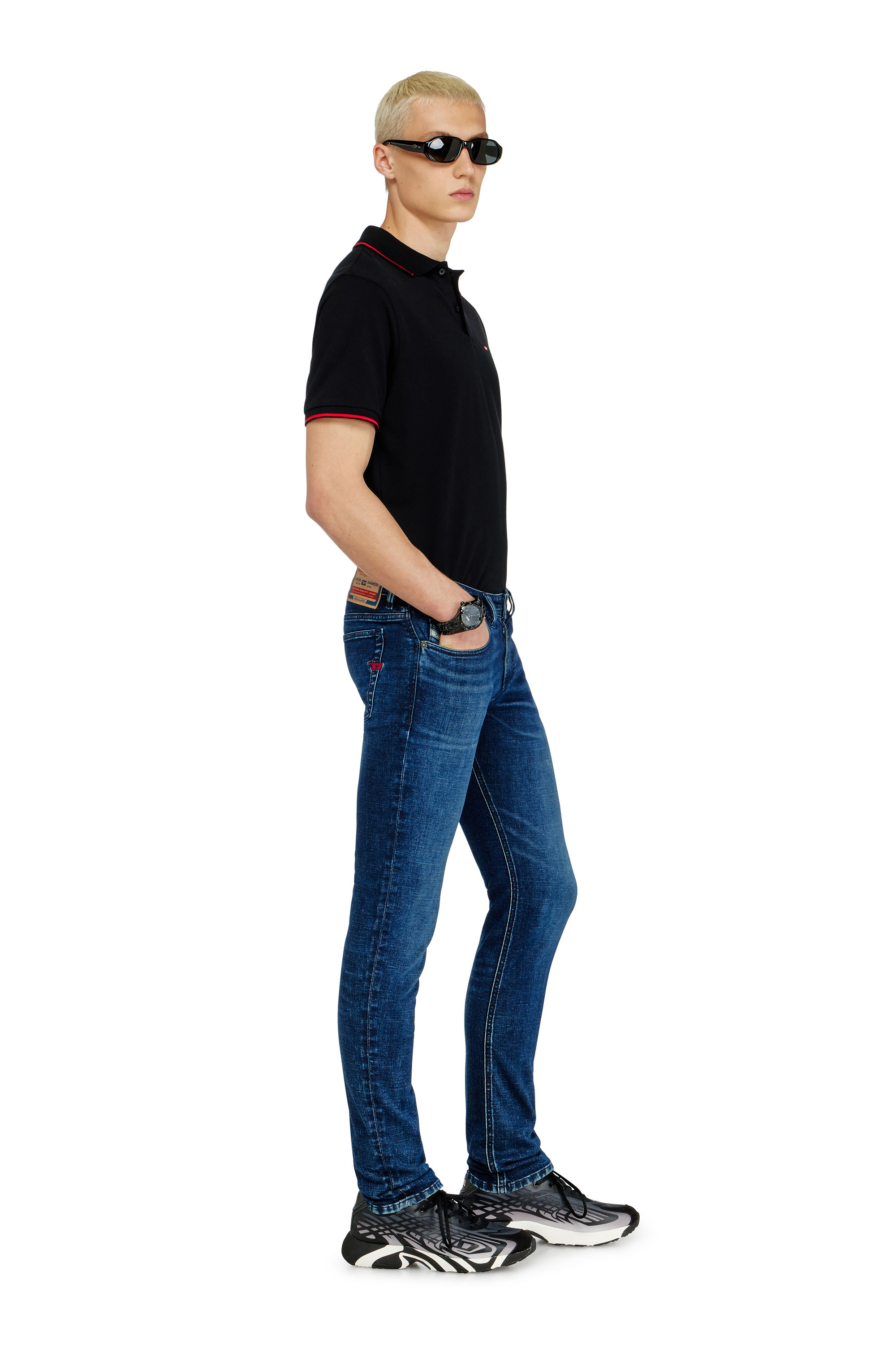 Diesel - Man's Skinny Jeans 1979 Sleenker 0KBBD, Dark Blue - 4