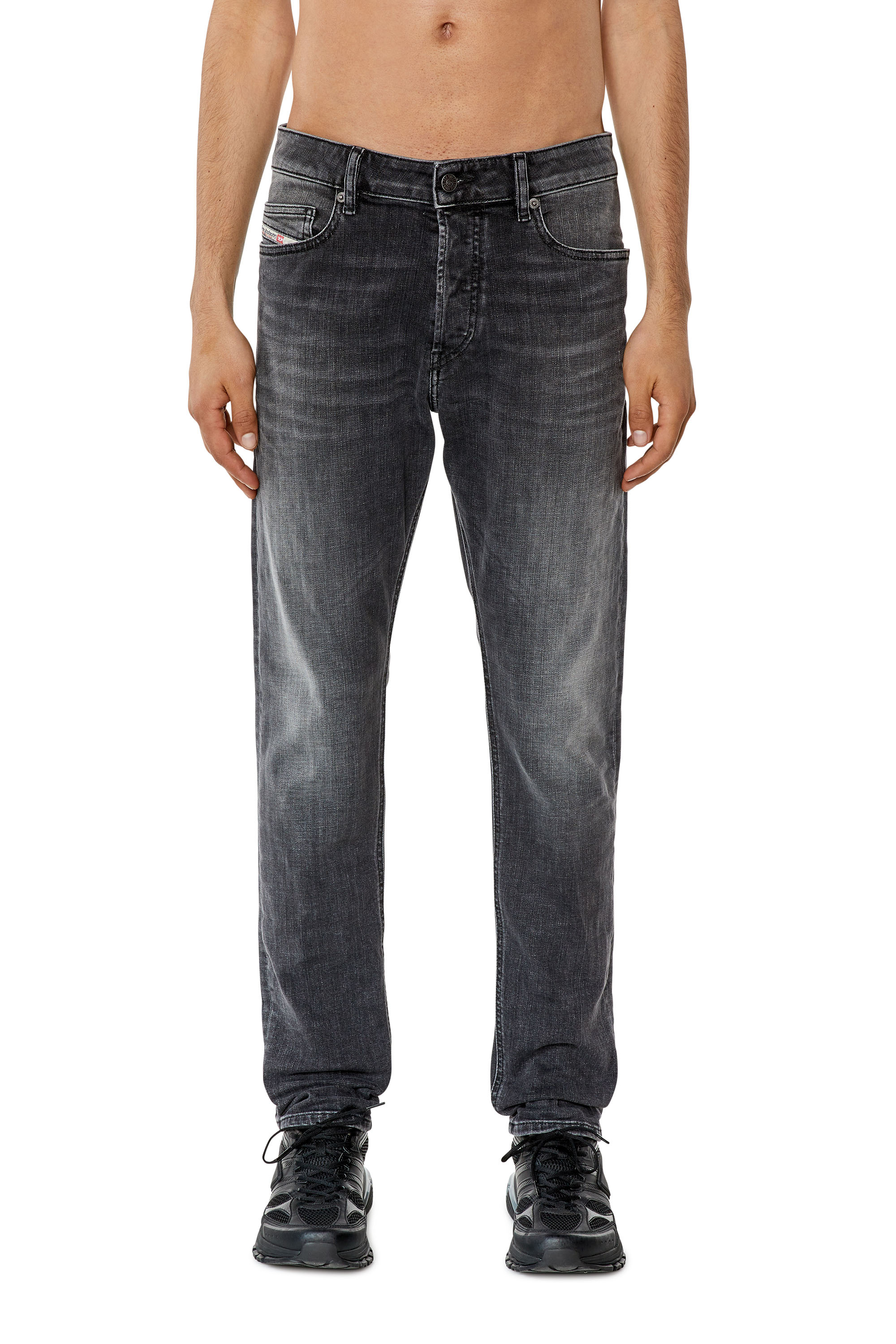 Diesel - D-Luster 09G82 Slim Jeans, Black/Dark grey - Image 1