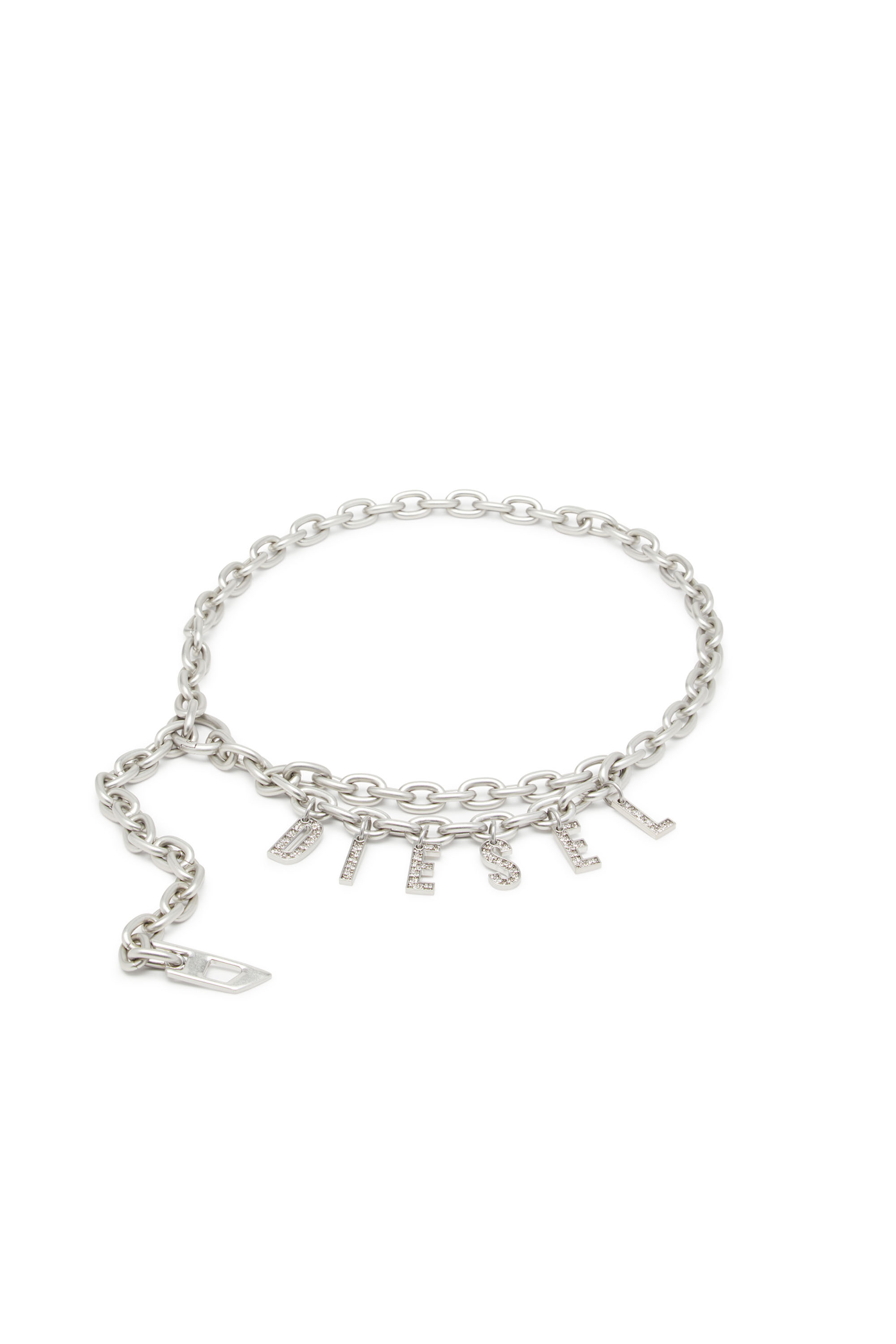 Diesel - B-CHARM CHAIN, Silver - Image 1