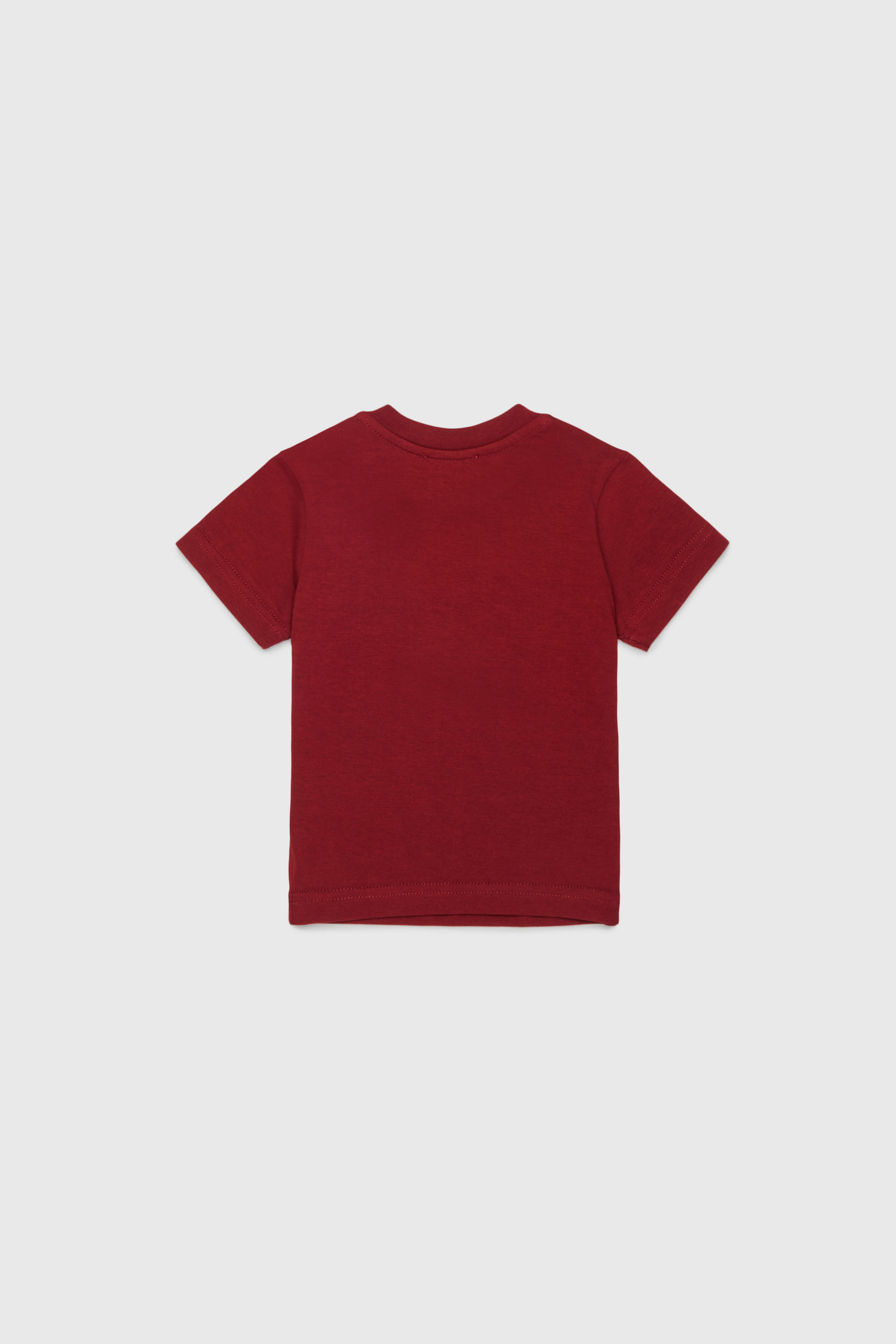 Diesel - TIELB, Man's Cotton T-shirt with Oval D print in Red - 2