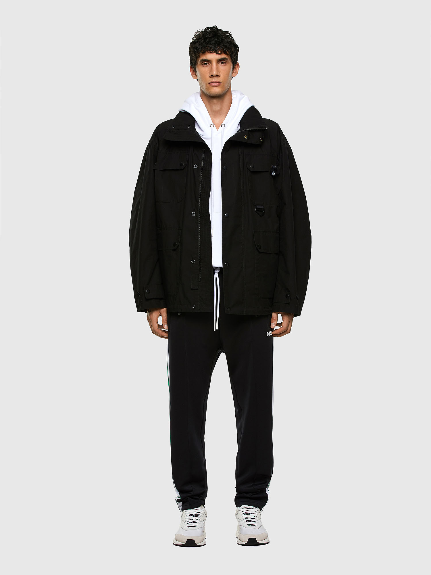 J-AHKEE Man: Field jacket in techno poplin | Diesel