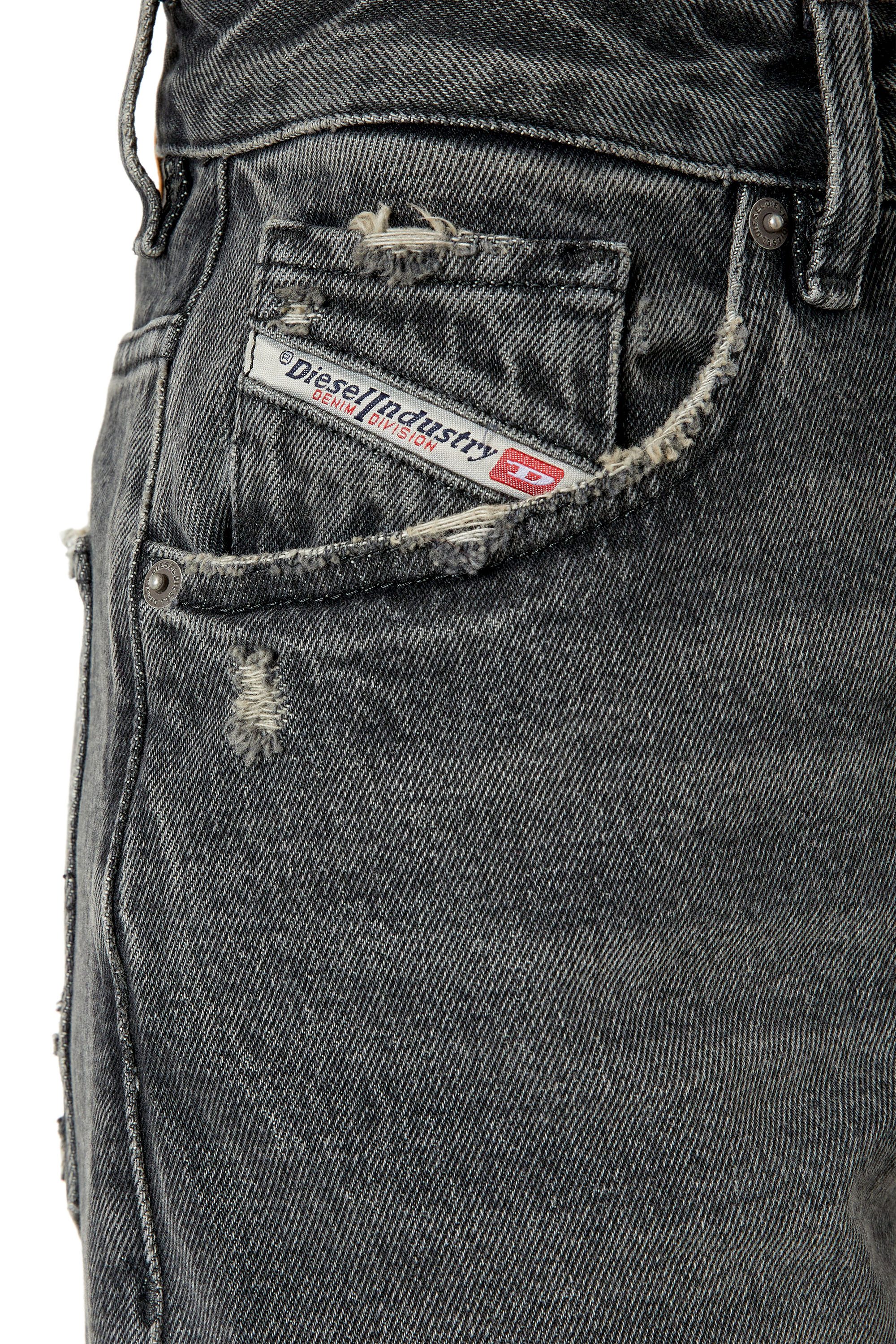 Diesel - Straight Jeans 1999 D-Reggy 007K8, Black/Dark grey - Image 3