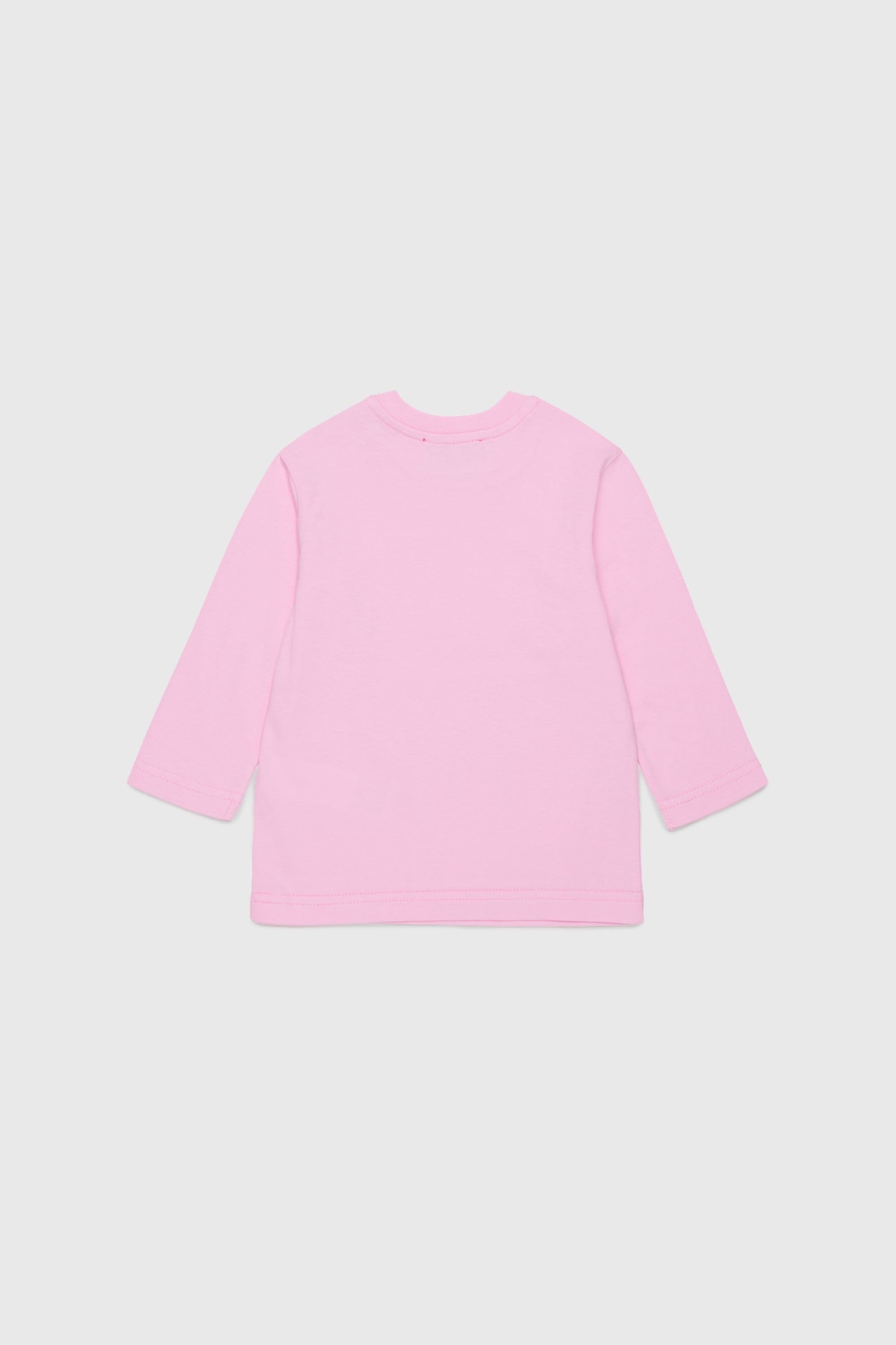 Diesel - TELMB, Man's Cotton T-shirt with logo print in Pink - 2