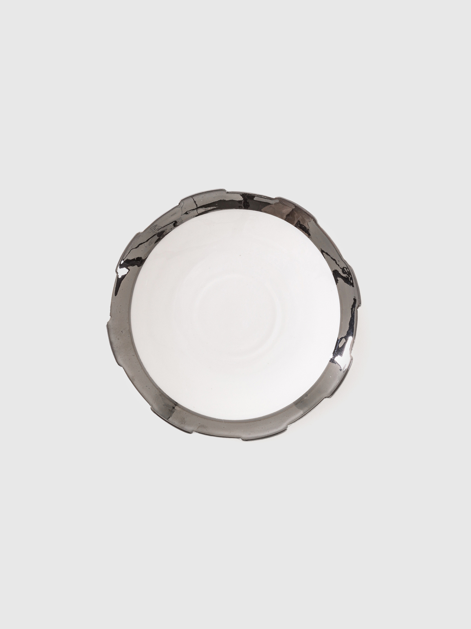 Diesel - 10987SIL MACHINE, Unisex's Porcelain dessert plate in White - 1