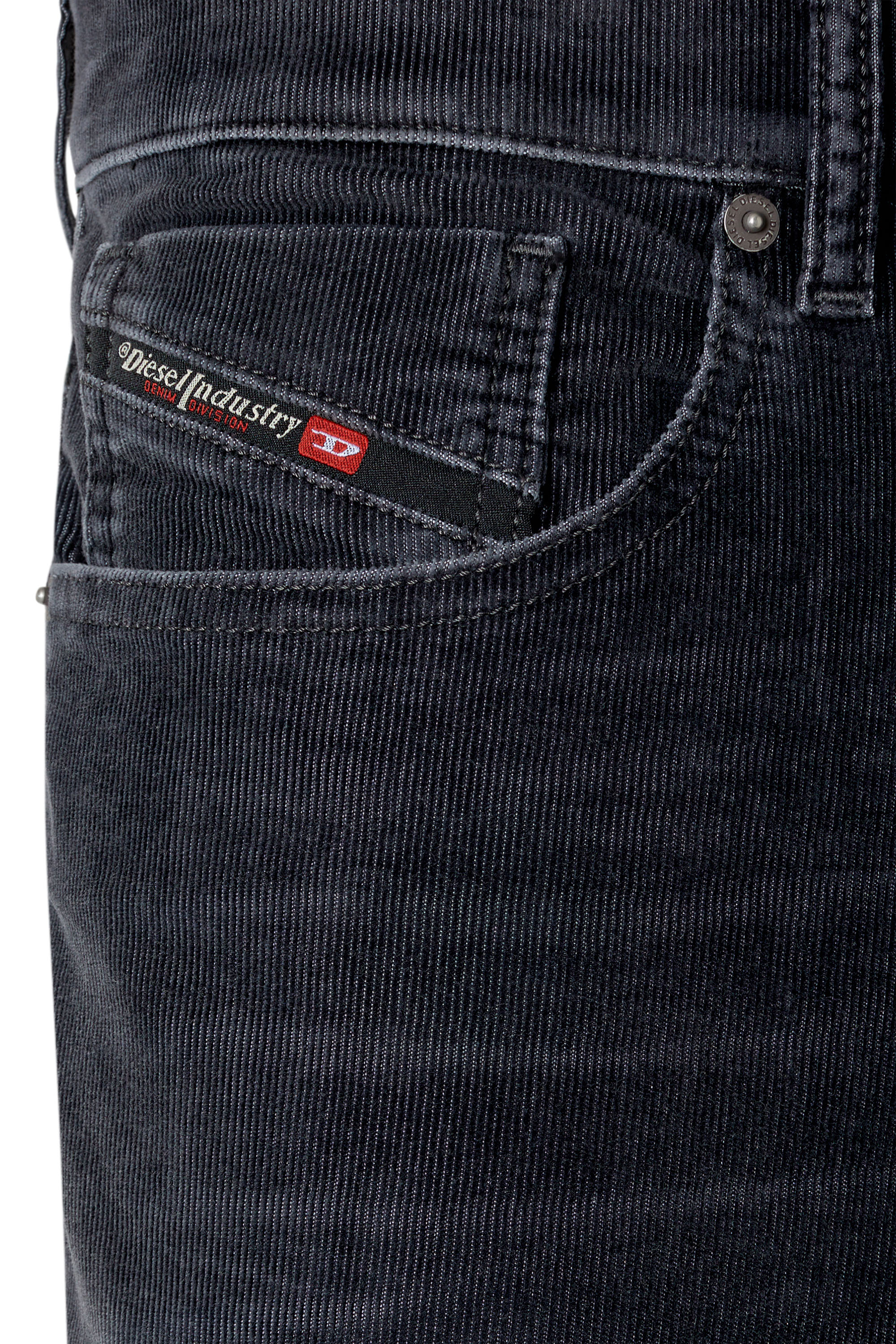 Diesel - 2005 D-Fining 068BV Tapered Jeans, Black/Dark grey - Image 4