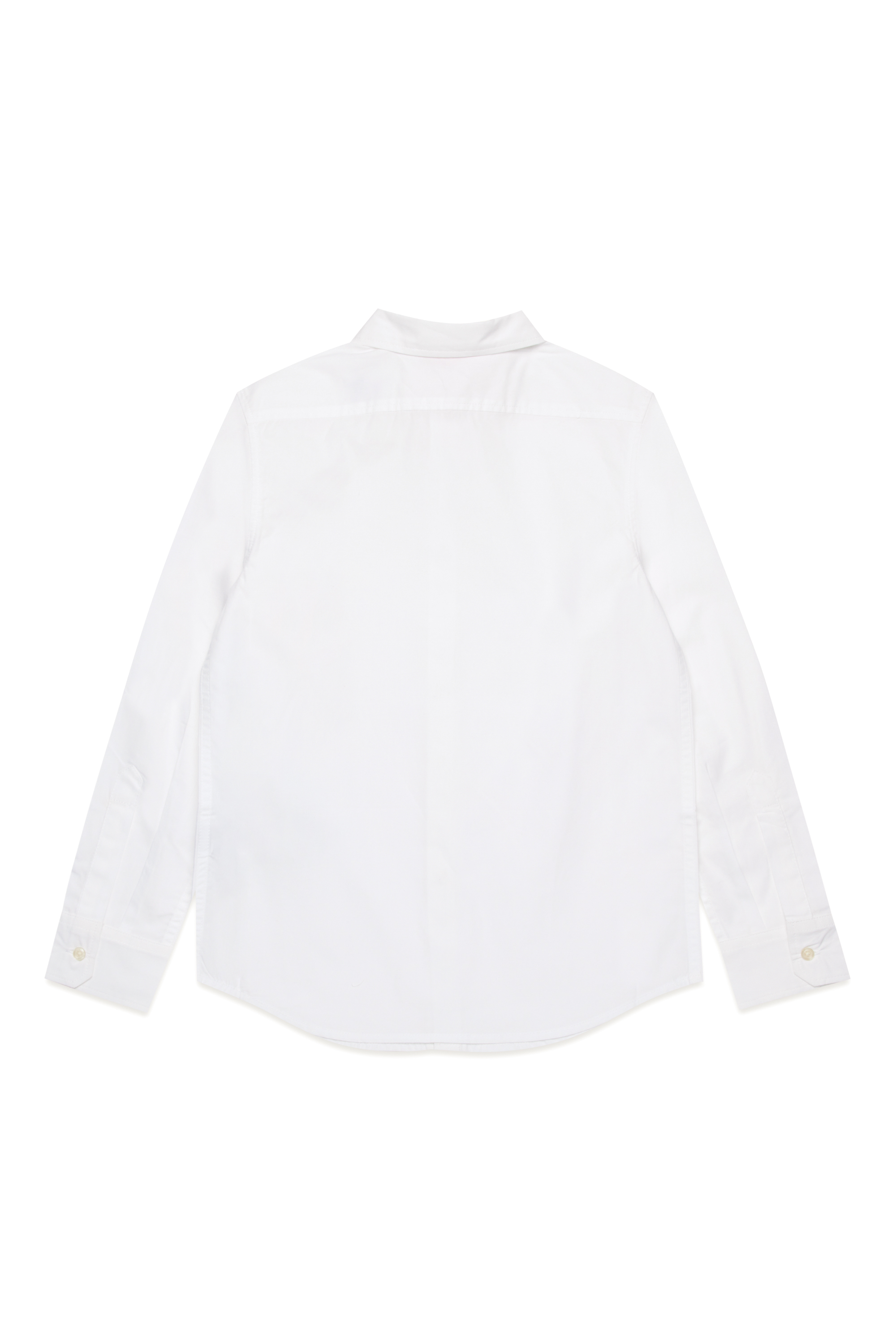 Diesel - CPINGO, Man Long-sleeve shirt with Oval D embroidery in White - Image 2