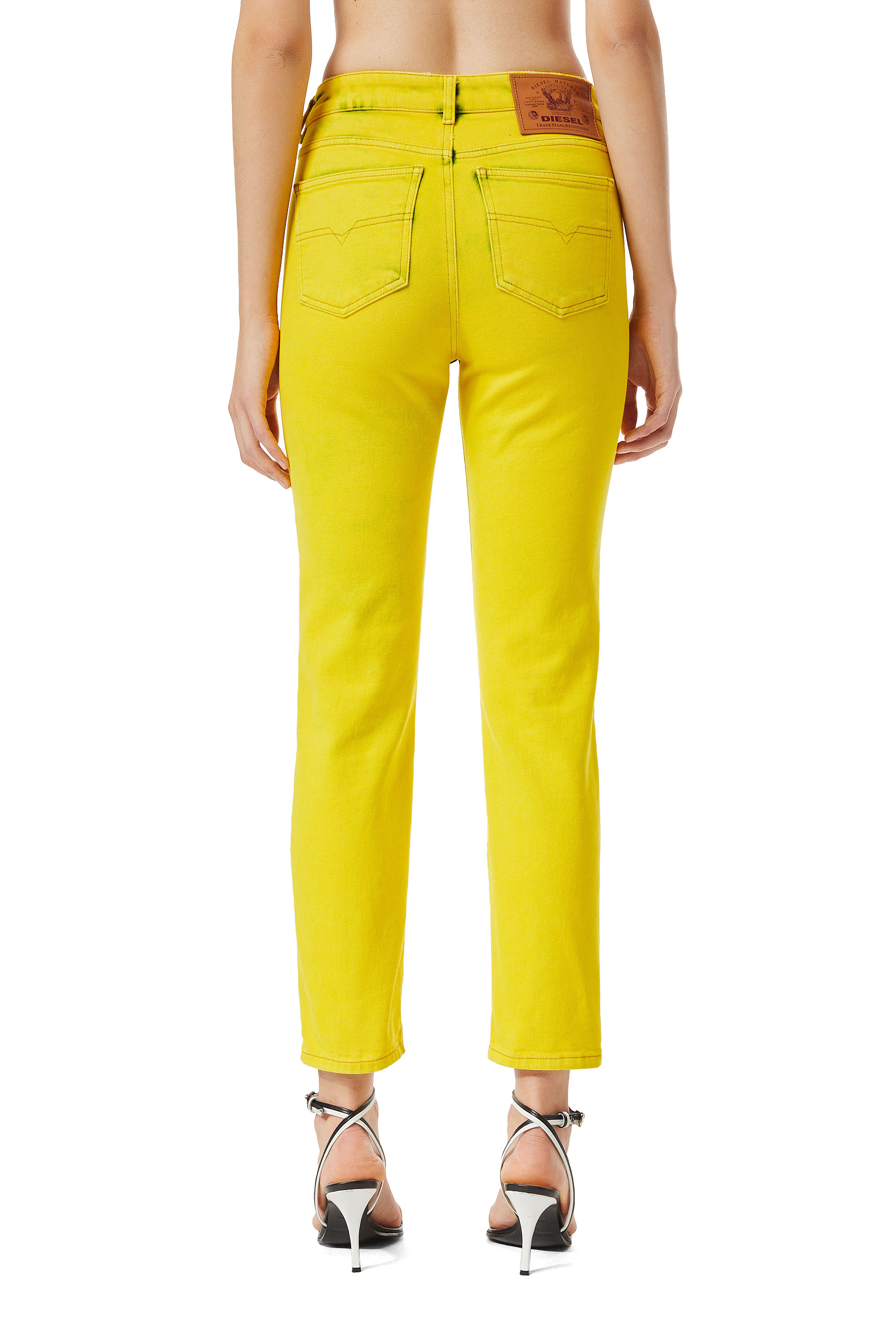 Diesel - 2004 09C95 Tapered Jeans, Yellow - Image 2