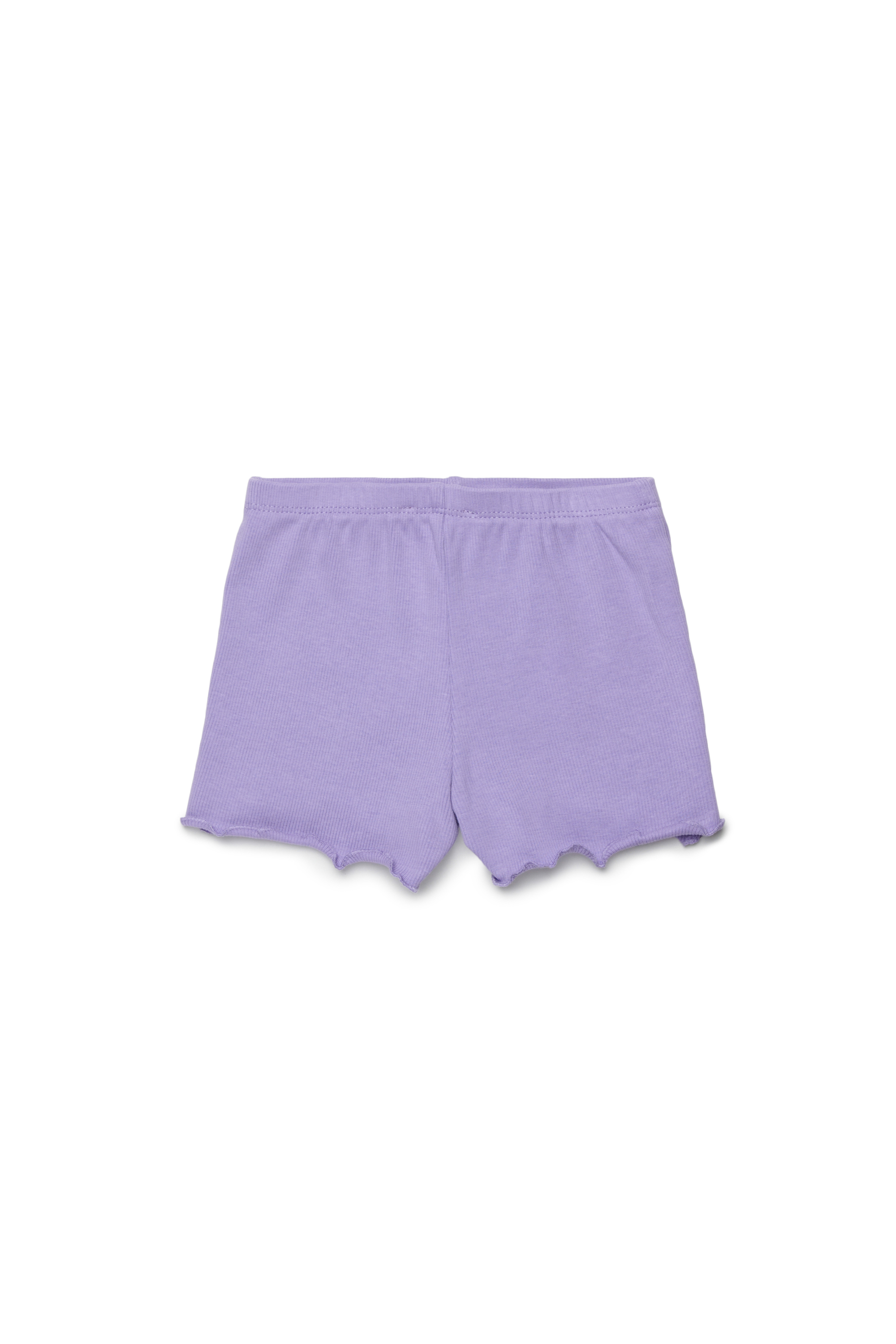 Diesel - PASPYB, Woman's Cotton shorts with rolled hems in Violet - 2