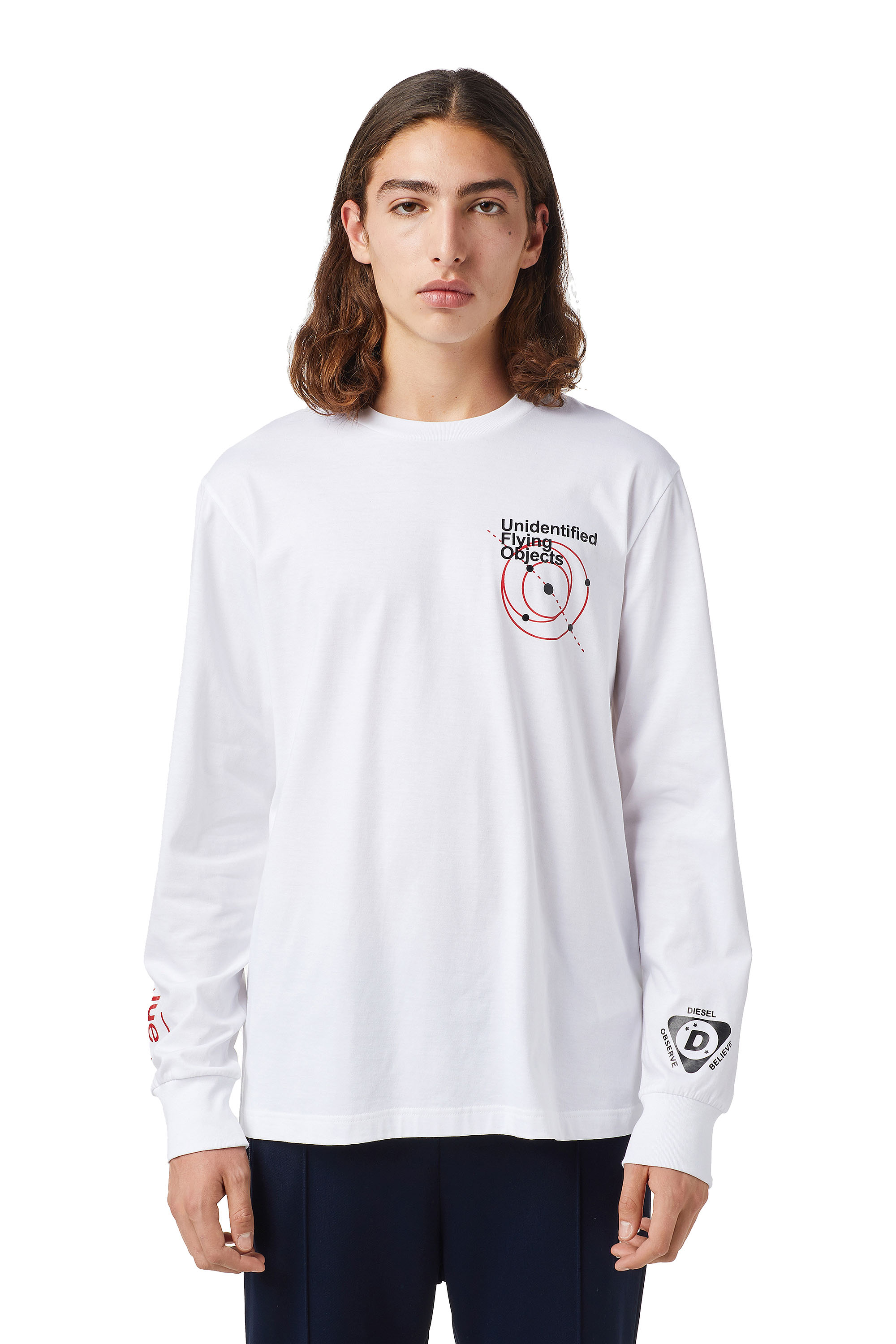 T-JUST-LS-B52, White - T-Shirts