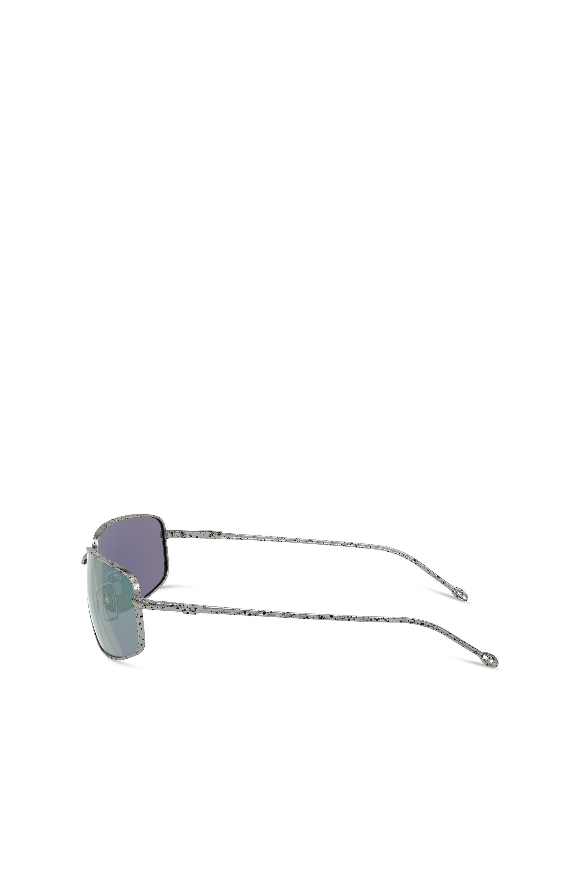 Diesel - 0DL1005, Unisex Racer shape sunglasses in metal in Multicolor - Image 3
