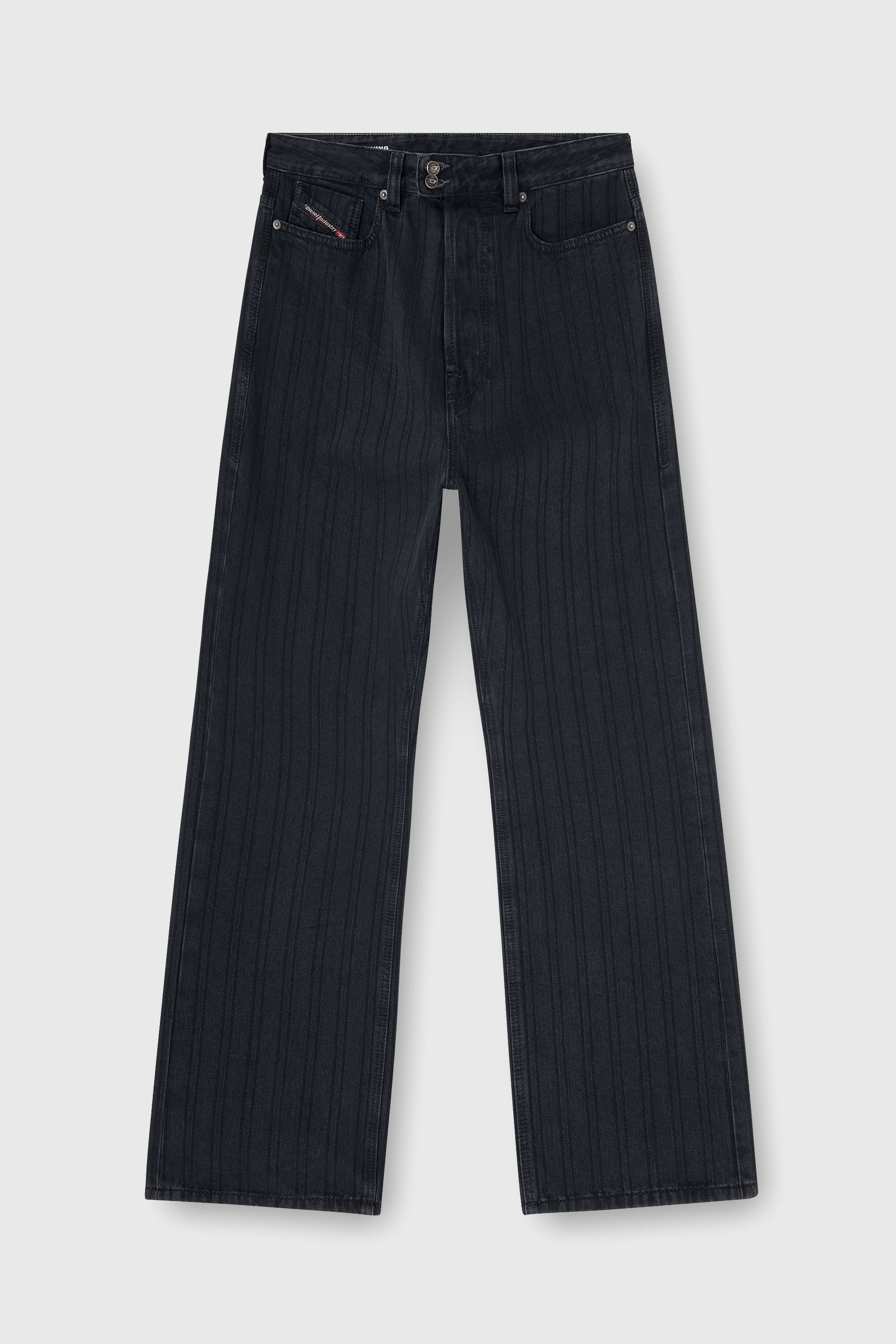 Diesel - Man's Relaxed Jeans 1980 D-Eeper 09Q12, Black/Dark grey - 2