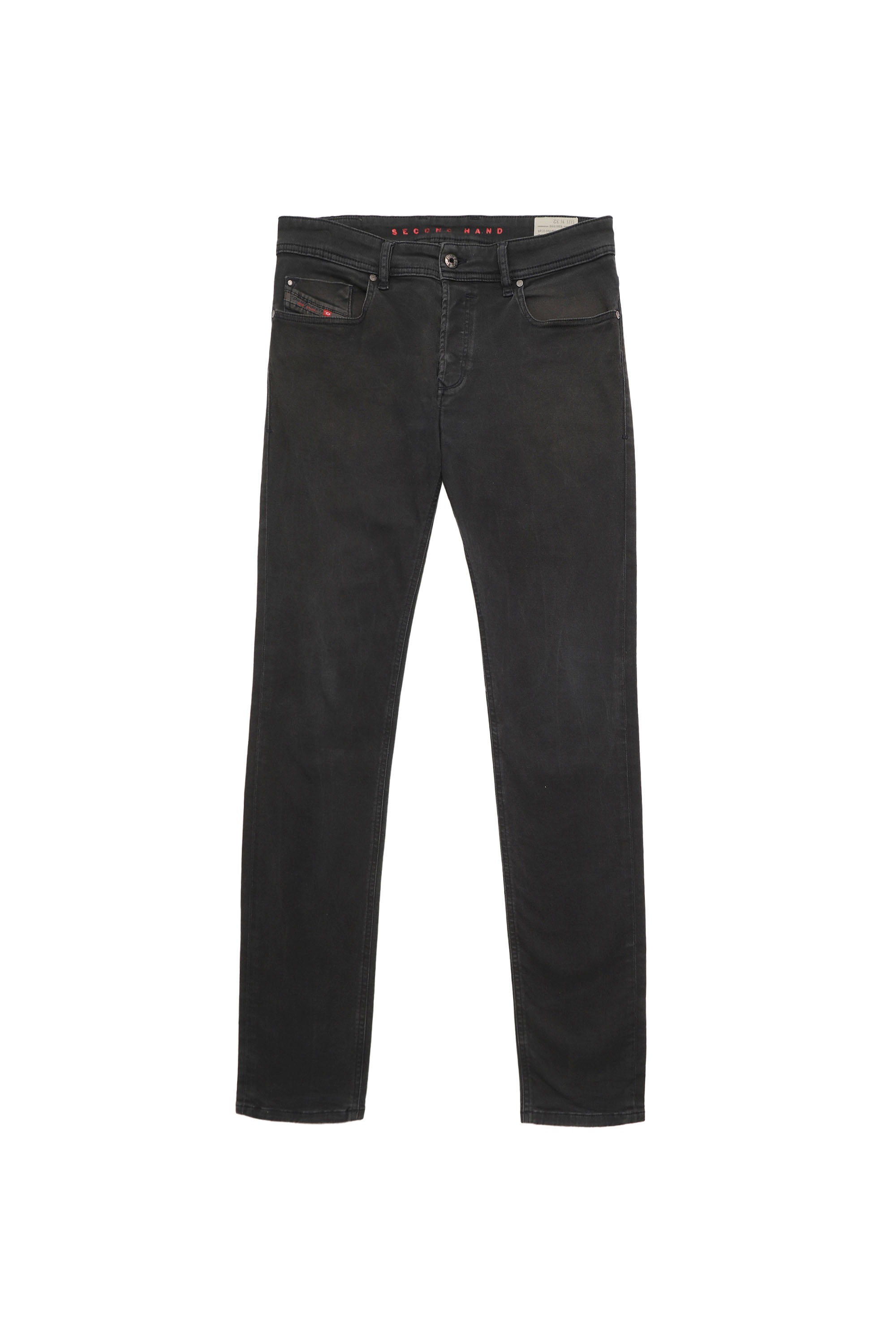 Diesel - SLEENKER-A, Man's Diesel Man - Jeans Black/Dark grey in Black/Dark grey - 1