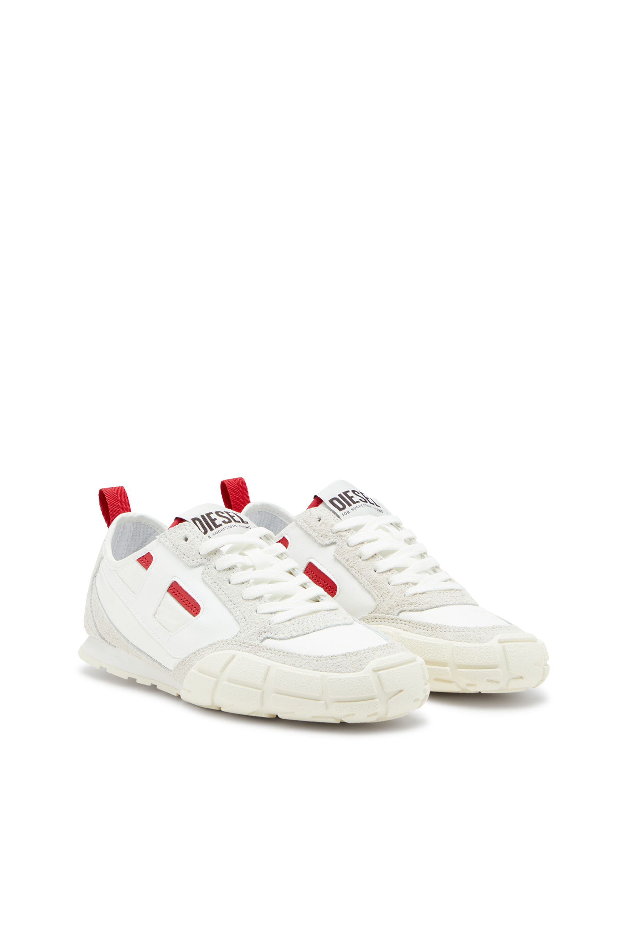 Diesel - S-PAGODHA LOW W, Woman's Sneakers in leather, suede and ripstop in null - 2