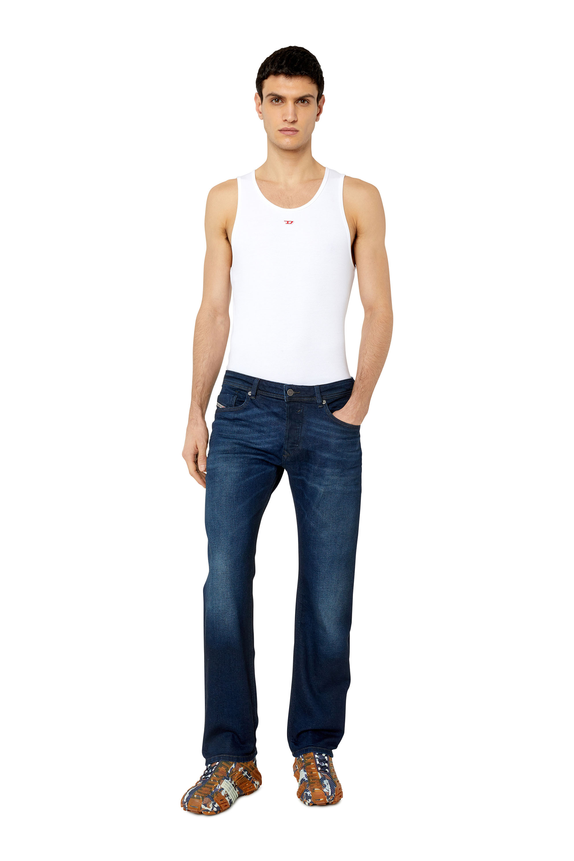 Straight Jeans Waykee E814W, Medium blue Diesel - Straight Jeans Waykee E814W, Man's Straight Jeans - Waykee in Medium blue - 1