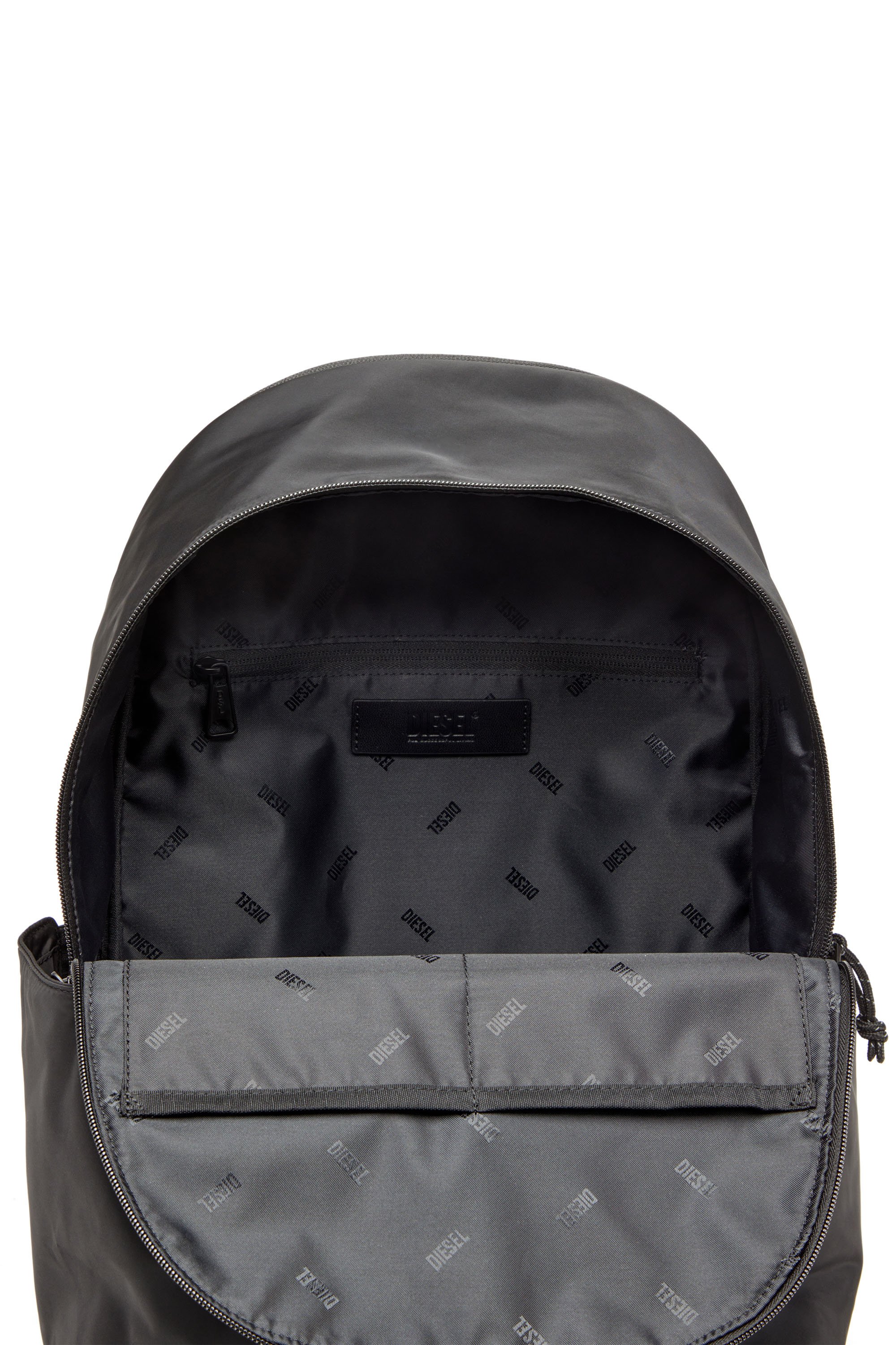 Diesel - D-PACK BACKPACK X, Man's Backpack in satin-touch fabric in Black - 4