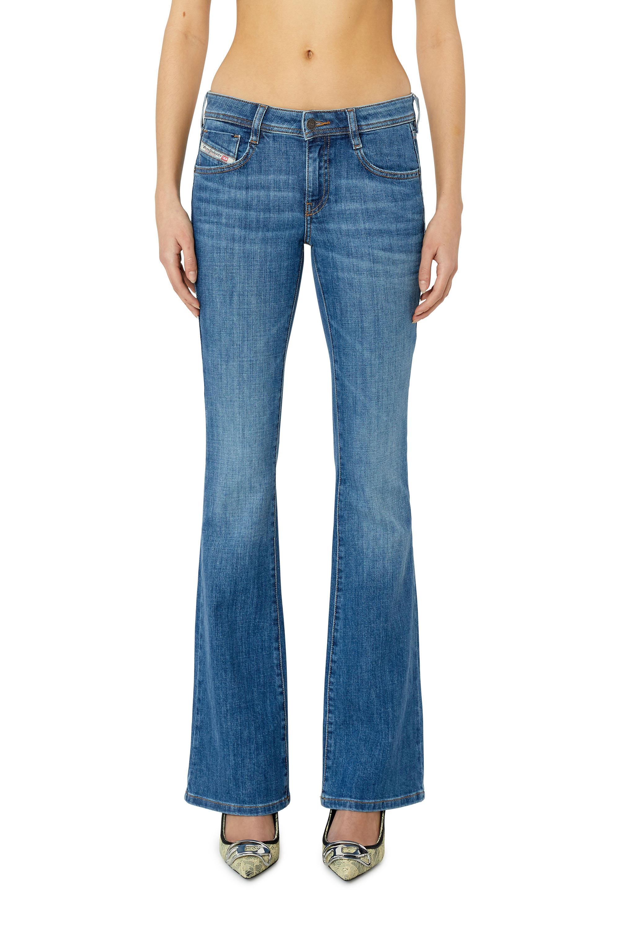 Diesel - Bootcut and Flare Jeans 1969 D-Ebbey 0EKAI, Medium blue - Image 1