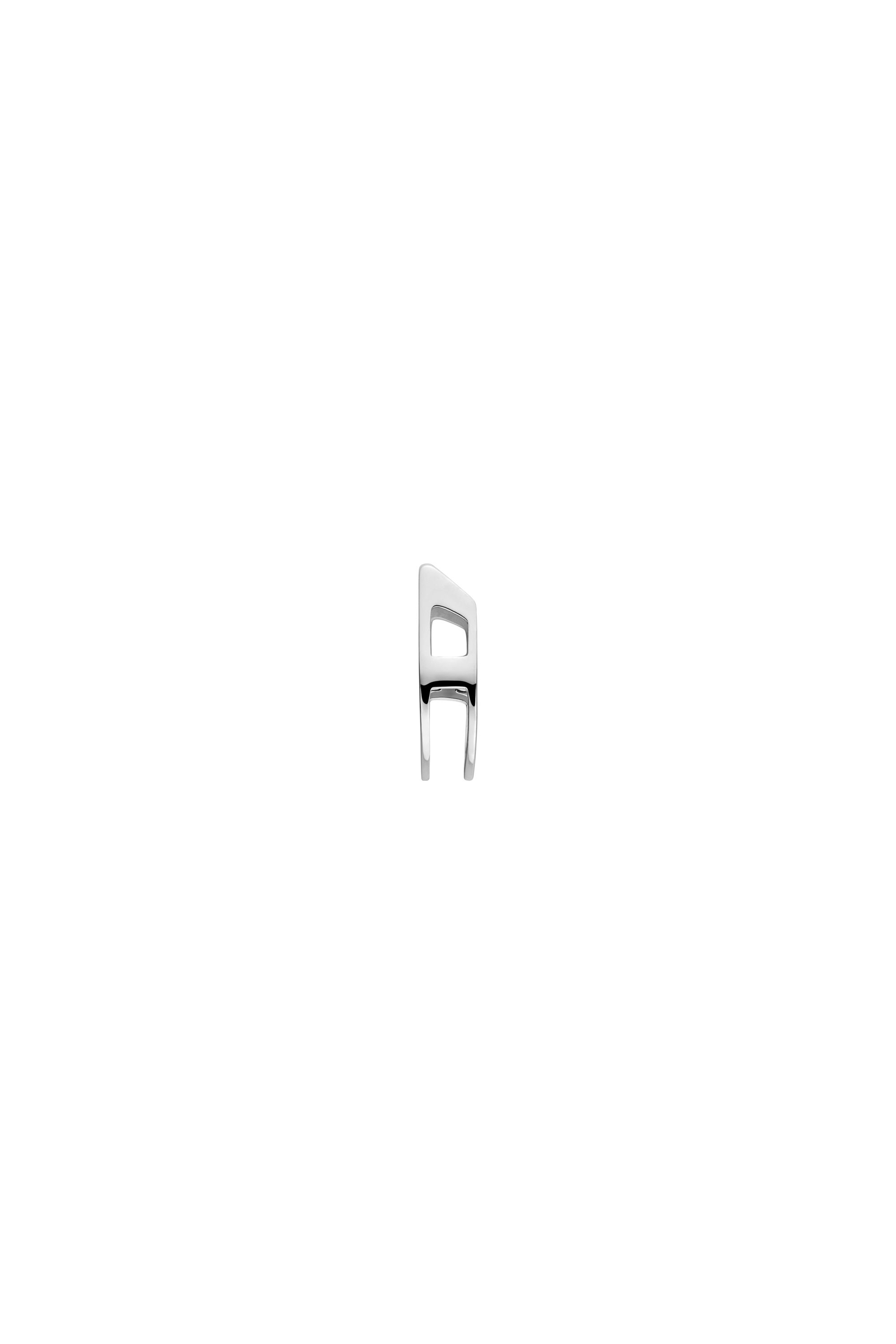 Diesel - DX167340 JEWELLERY, Unisex's Stainless Steel Hoop Earring in Silver - 2