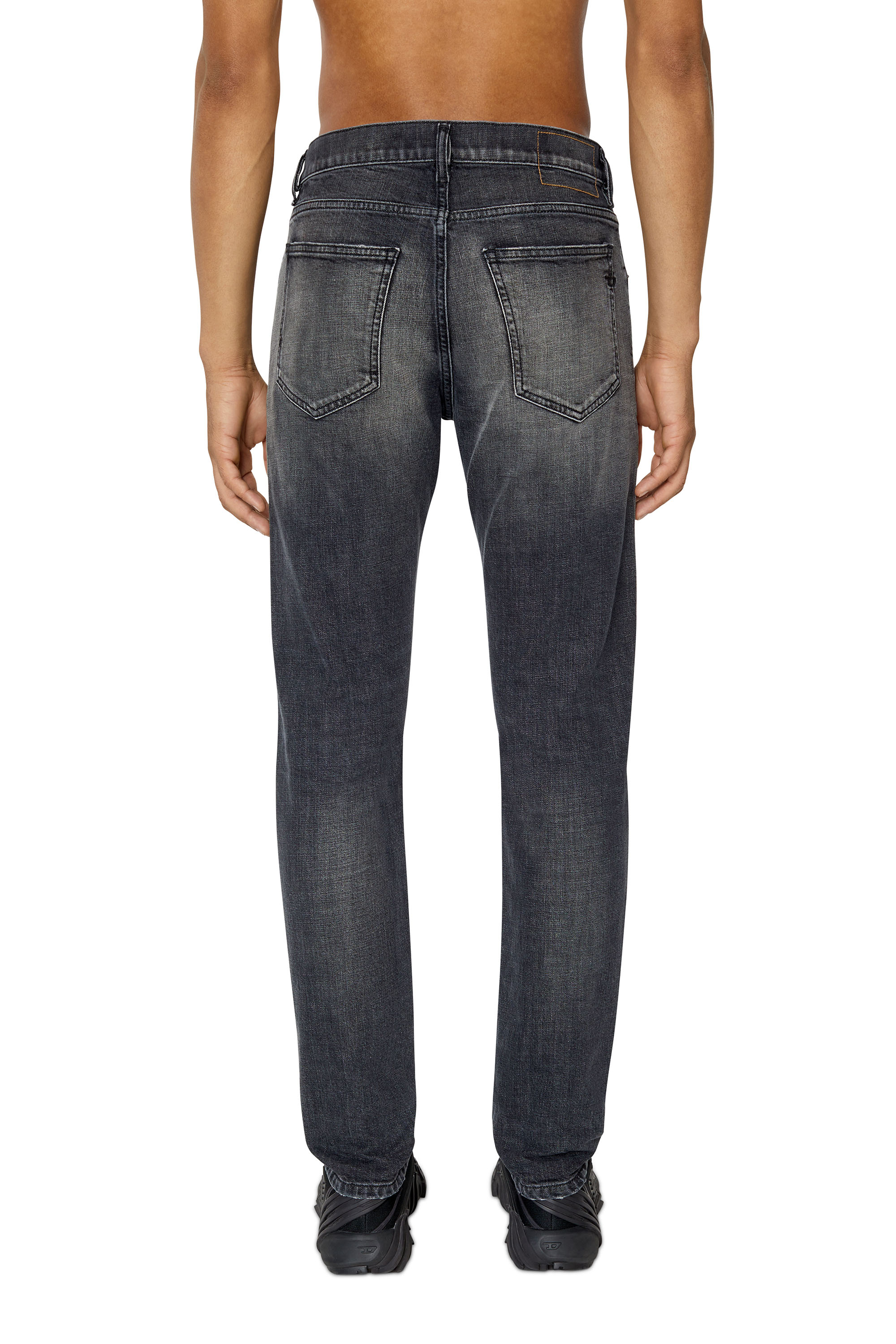 Diesel - 2019 D-Strukt 09F07 Slim Jeans, Black/Dark grey - Image 2