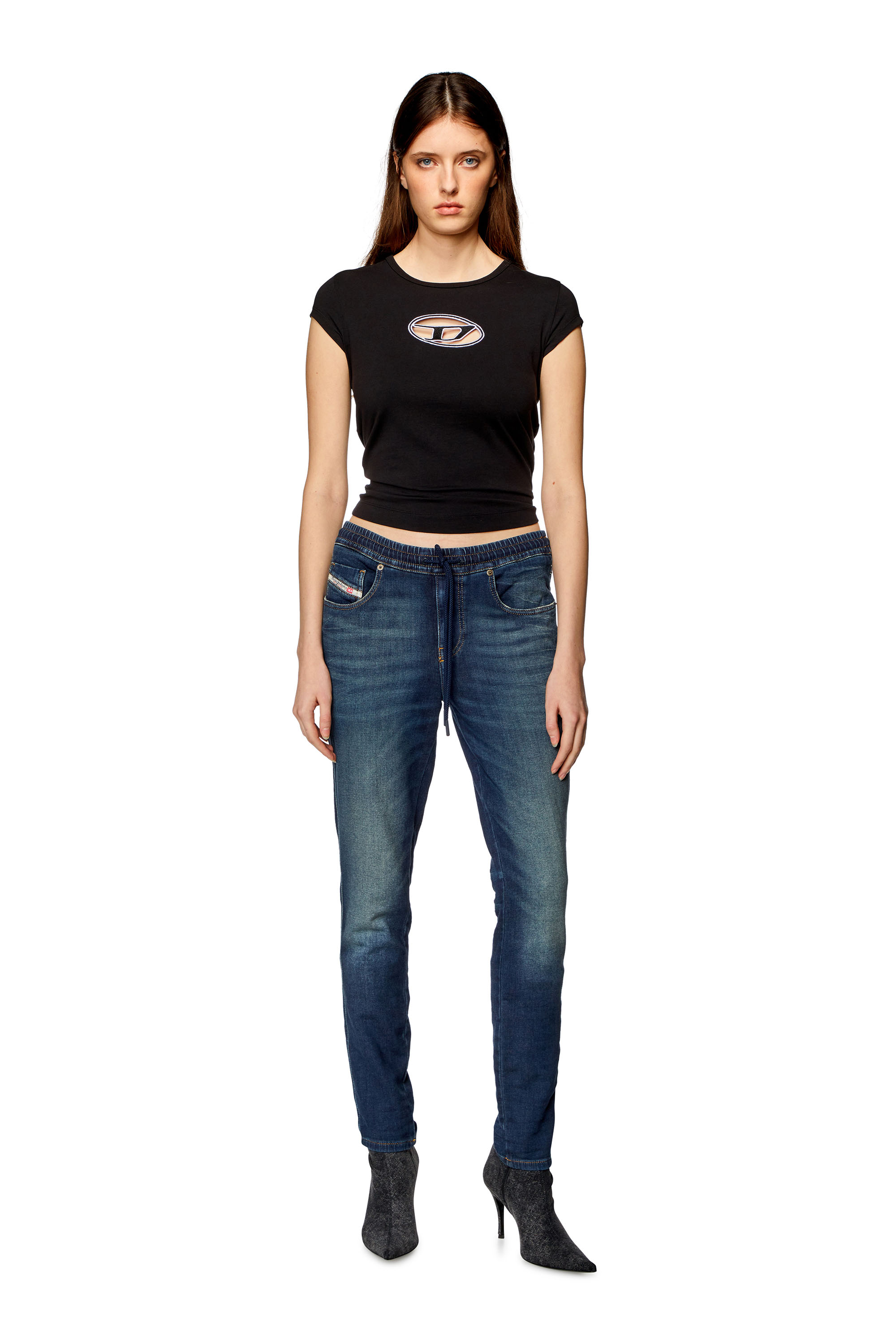 Diesel - Skinny 2061 D-Tail Joggjeans® 068HZ, Dark Blue - Image 4