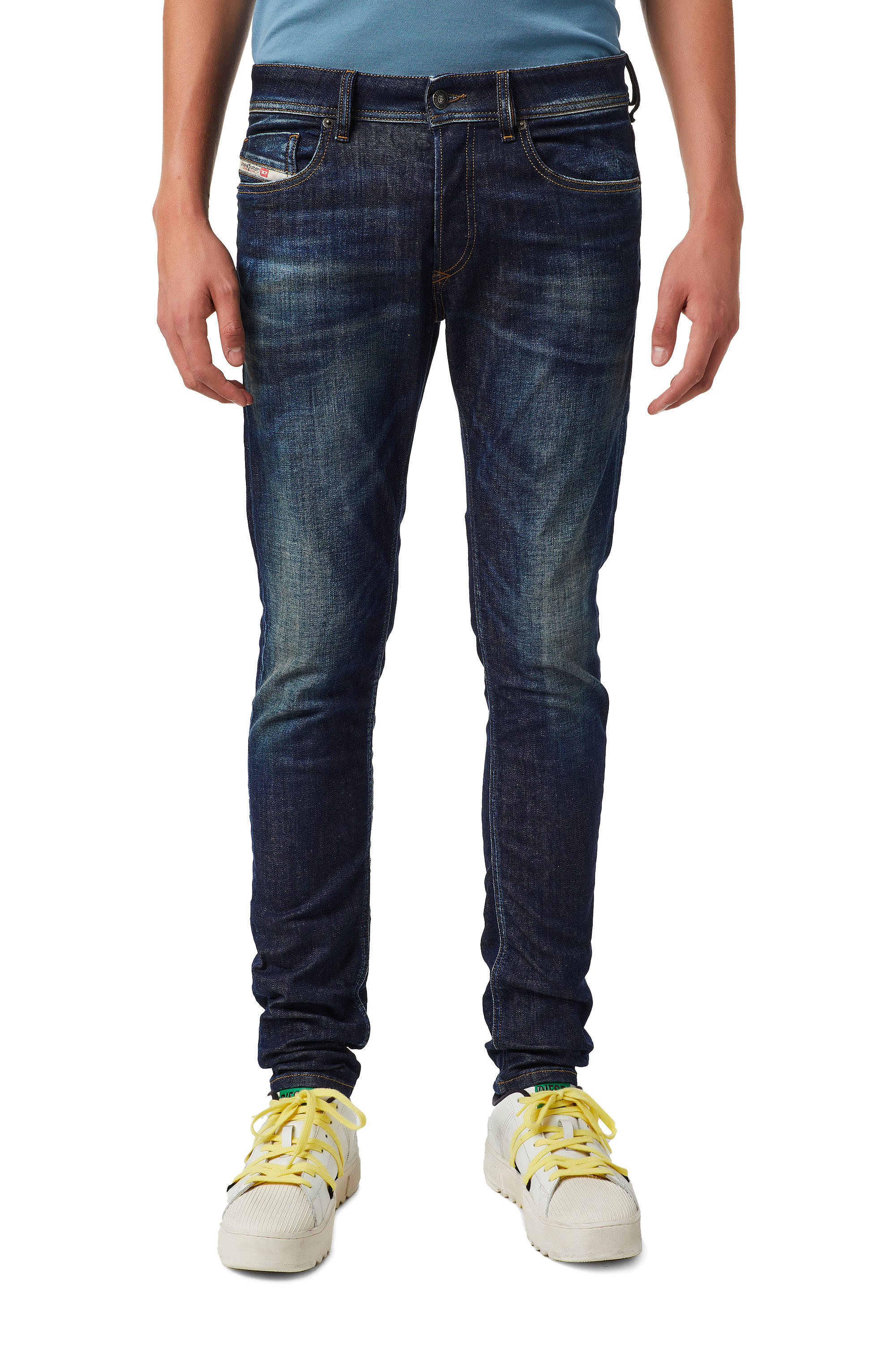 Sleenker 09B07, Dark Blue - Jeans