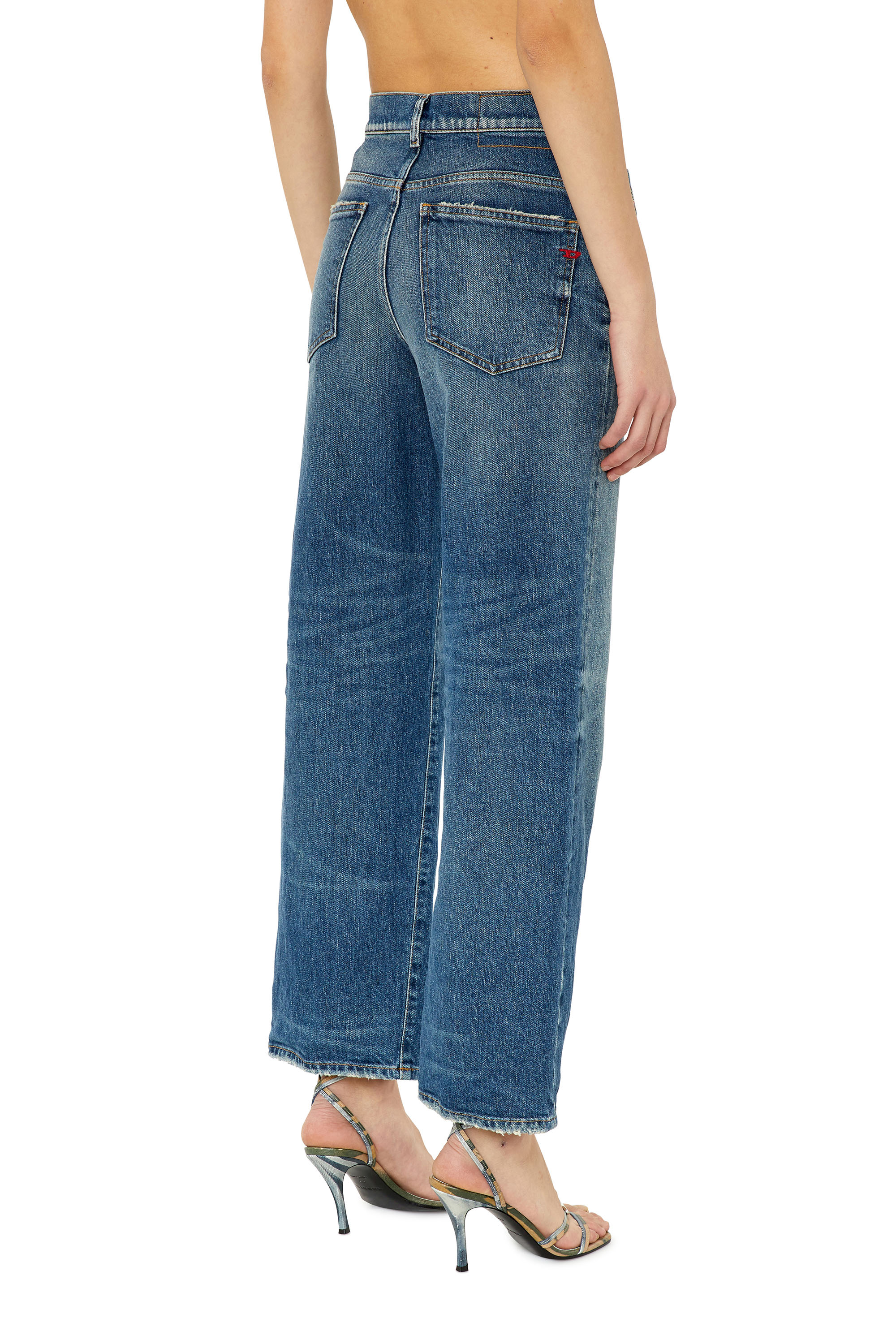 Diesel - 2000 Widee 007L1 Bootcut and Flare Jeans, Medium blue - Image 2