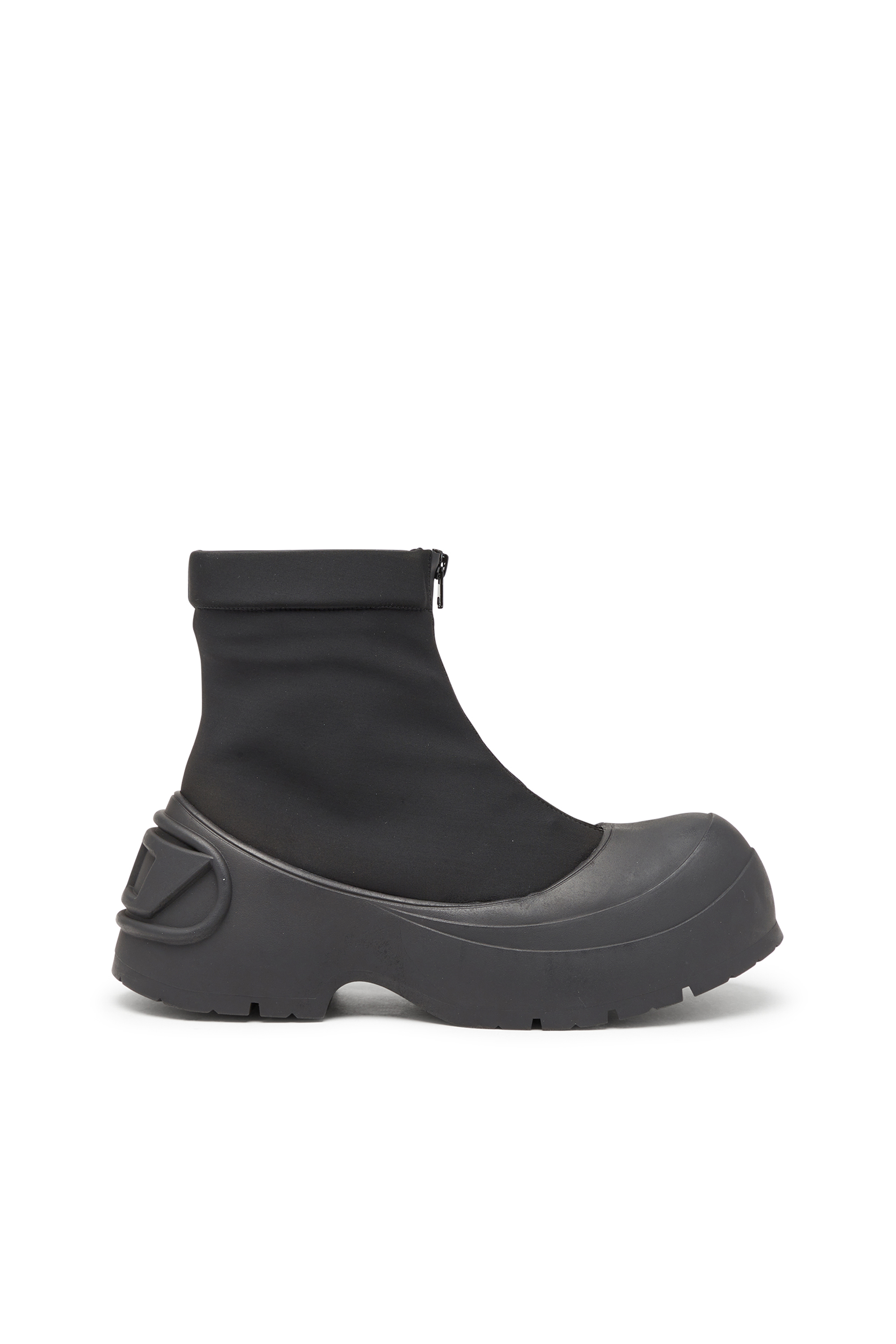 Diesel - D-DONALD CH, Man's D-Donald-Rubber-trimmed ankle boots in Black - 2