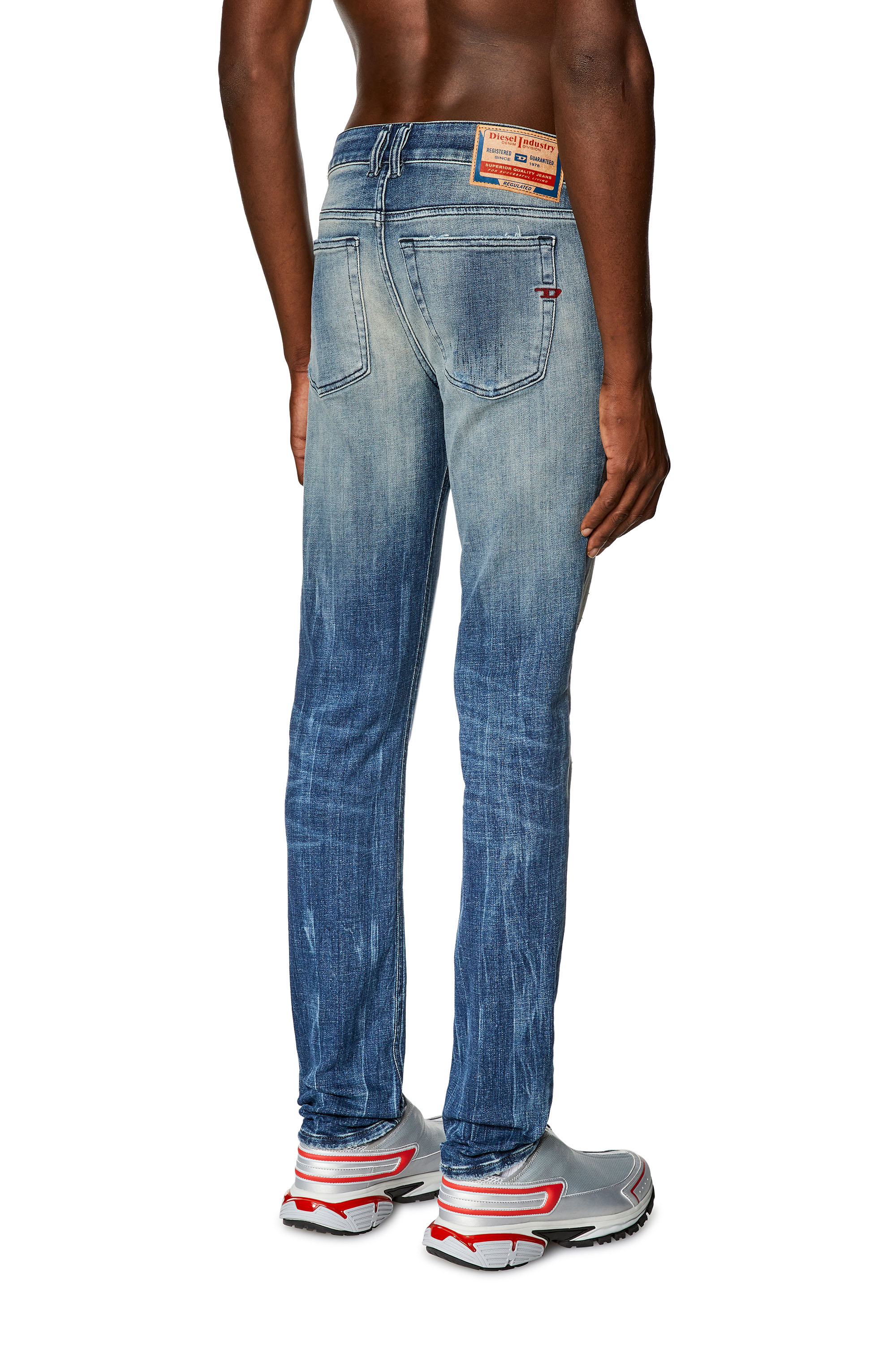 Diesel - Skinny Jeans 1979 Sleenker 09G87, Dark Blue - Image 3
