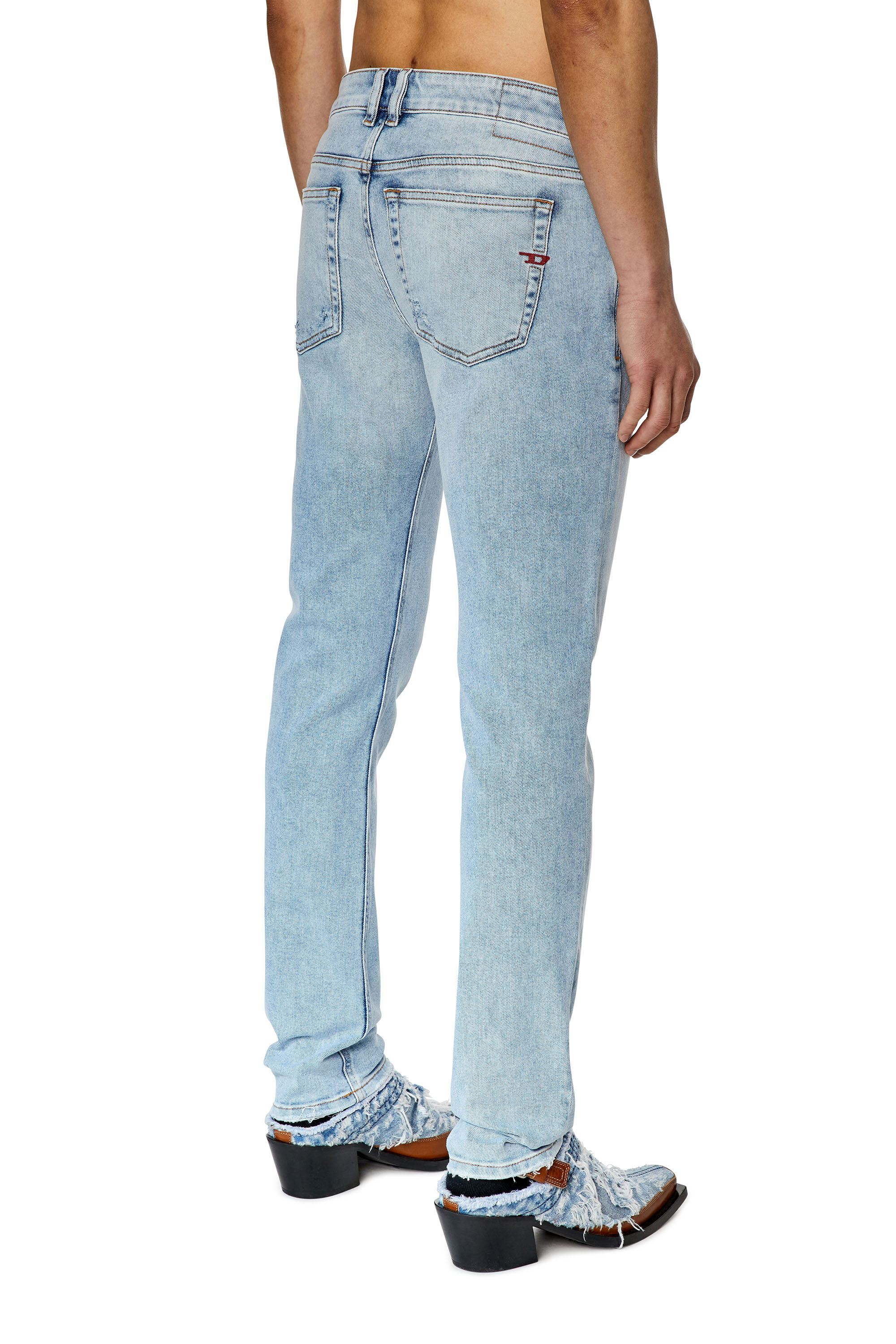 Diesel - 1979 Sleenker 09E90 Skinny Jeans, Light Blue - Image 2