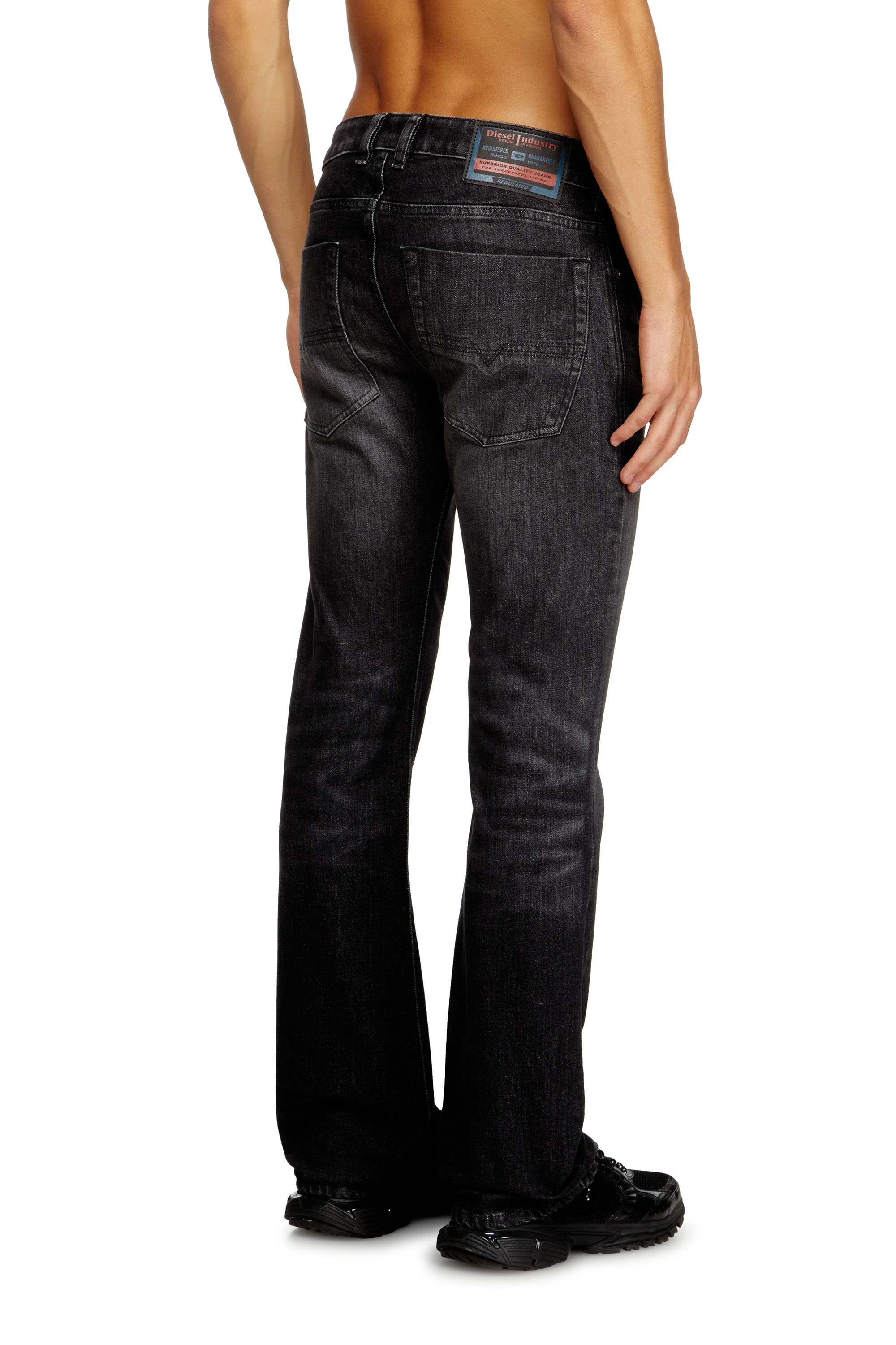 Bootcut Jeans 2007 Zatiny 09N48, Black/Dark grey Diesel - Man's Bootcut Jeans 2007 Zatiny 09N48, Black/Dark grey - 4