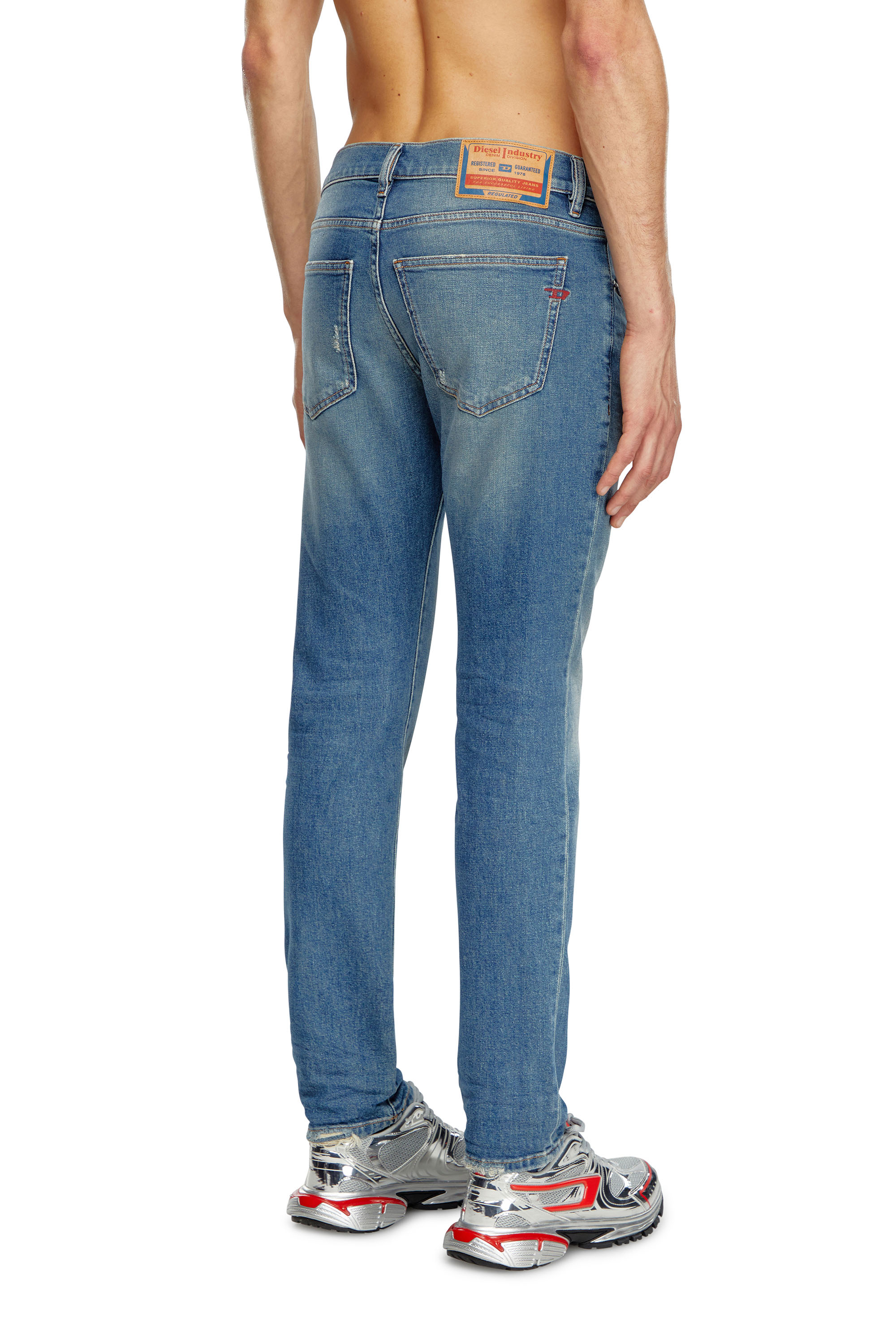 Diesel - Slim Jeans 2019 D-Strukt 0GRDG, Light Blue - Image 4