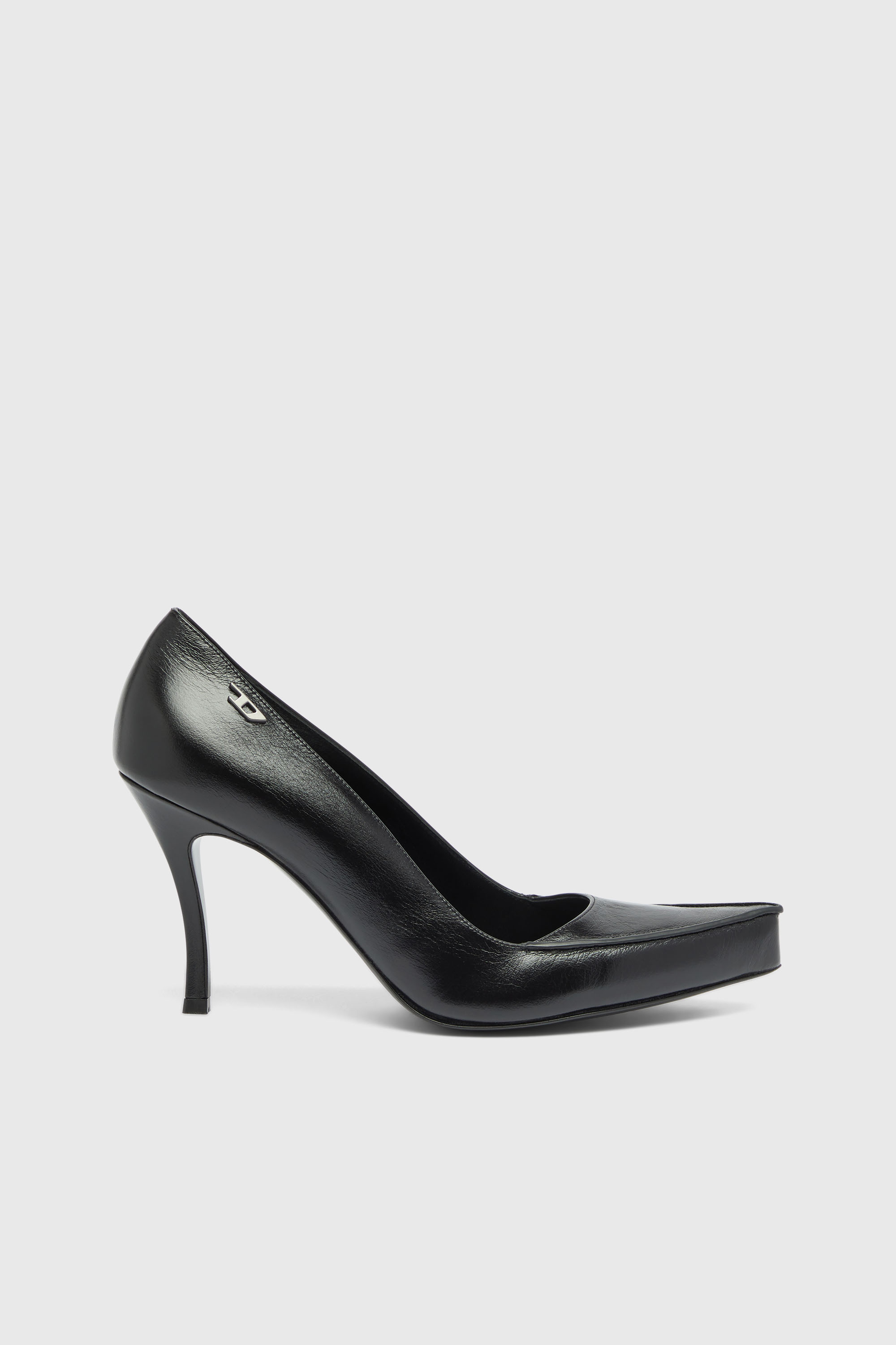 Diesel - D-LUCETTE-90-PUMP D, Woman's D-Lucette-Pumps in leather in Black - 1