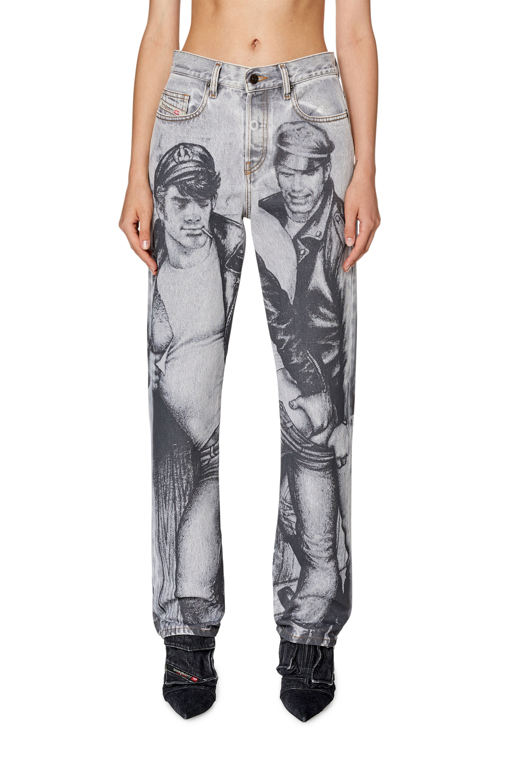 Diesel - Straight Jeans 2020 D-Viker 007F8, Grey - Image 7