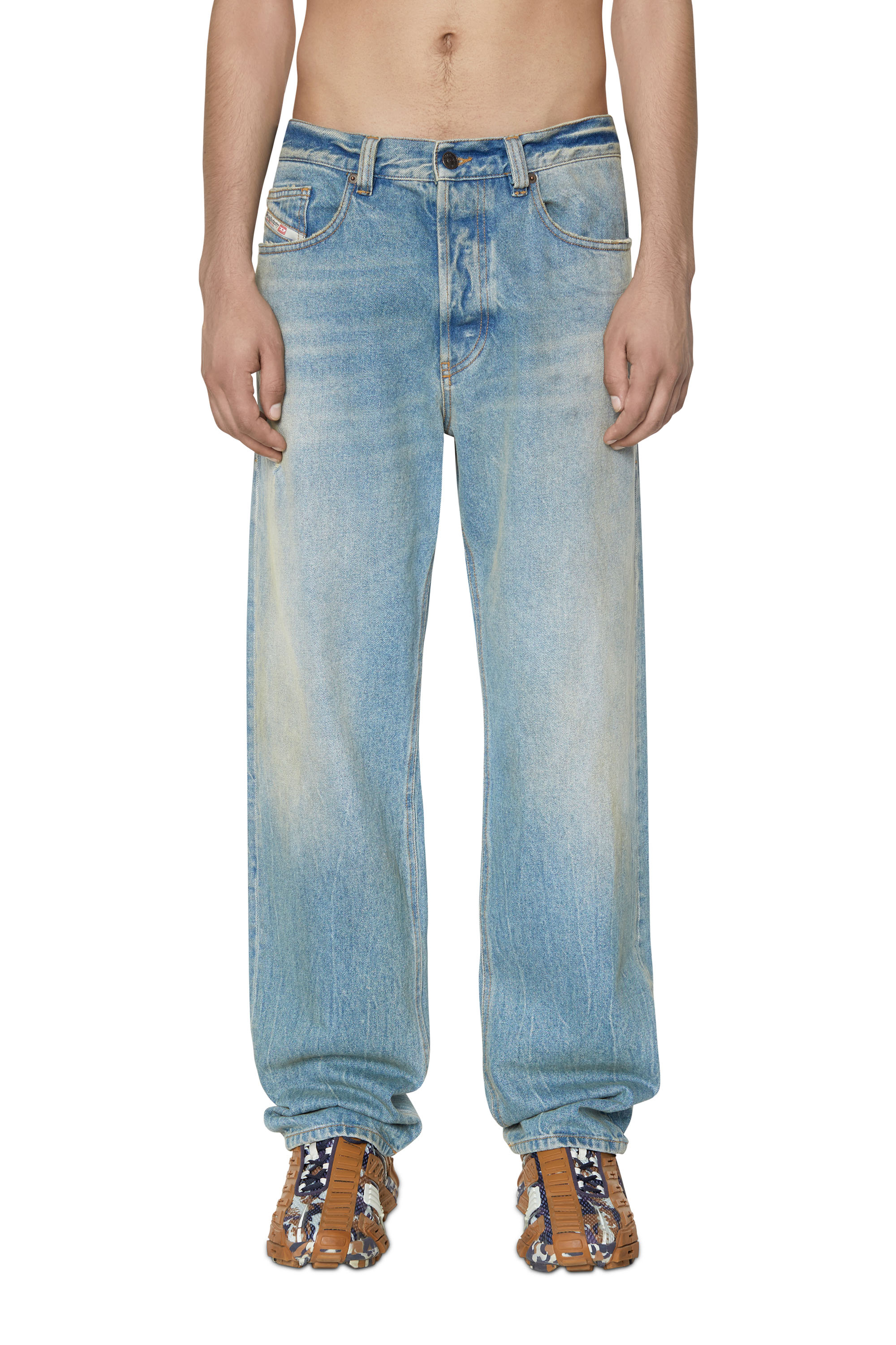 Diesel - 2010 D-Macs 09D79 Straight Jeans, Light Blue - Image 1