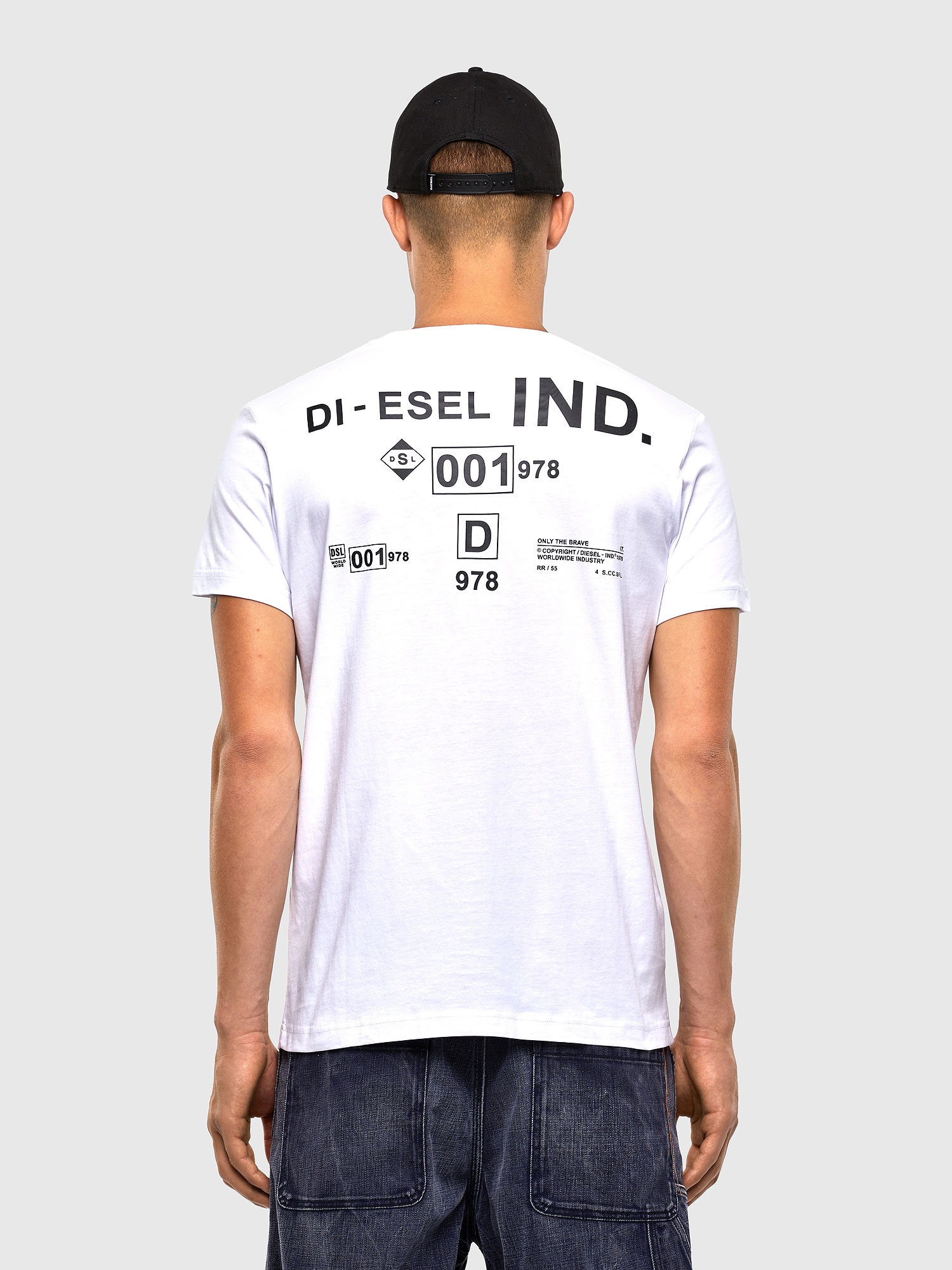 T-DIEGOS-N21 Man: T-shirt with multiple prints | Diesel
