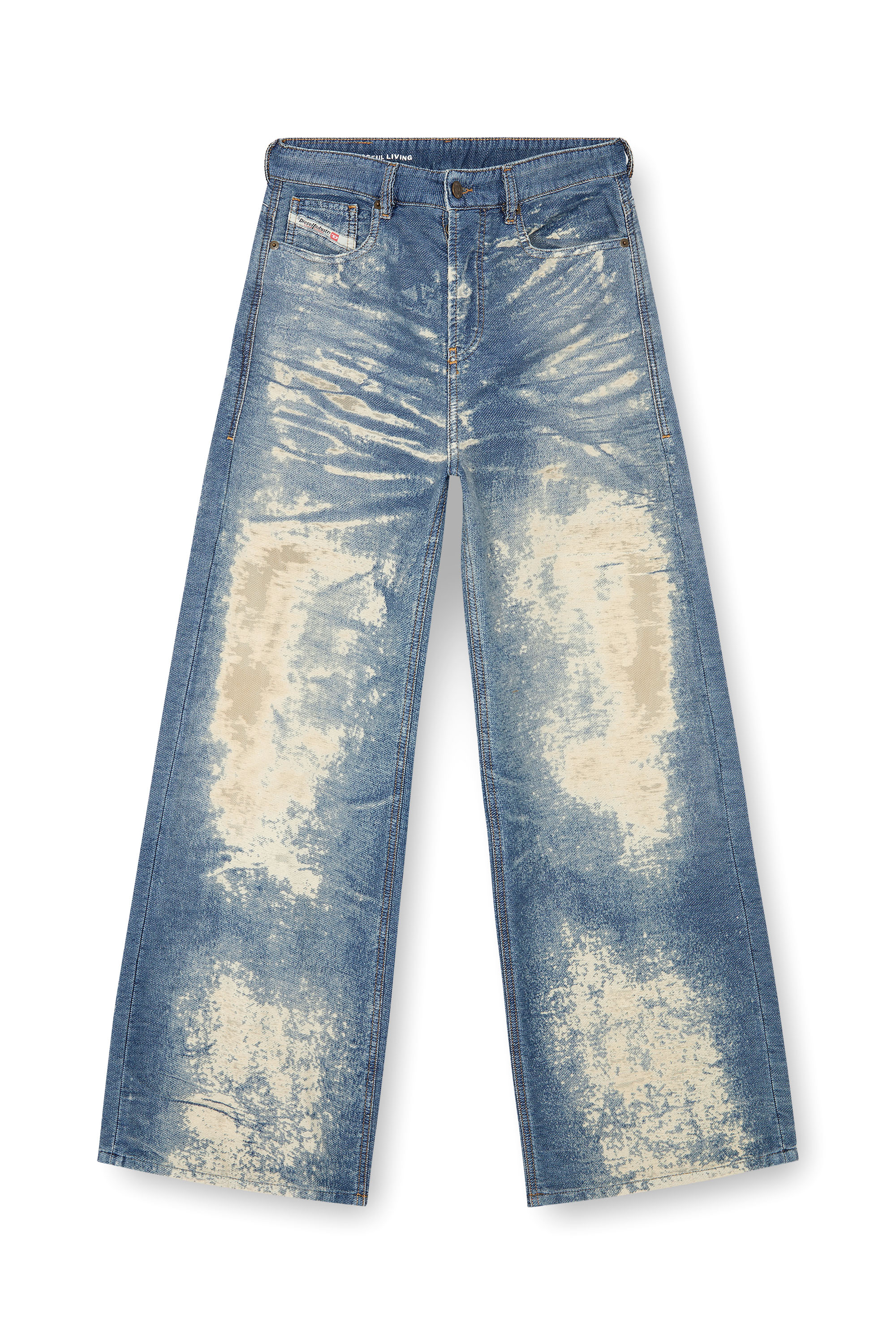 Diesel - Woman's Relaxed Jeans 1996 D-Sire 068RE, Medium blue - 5