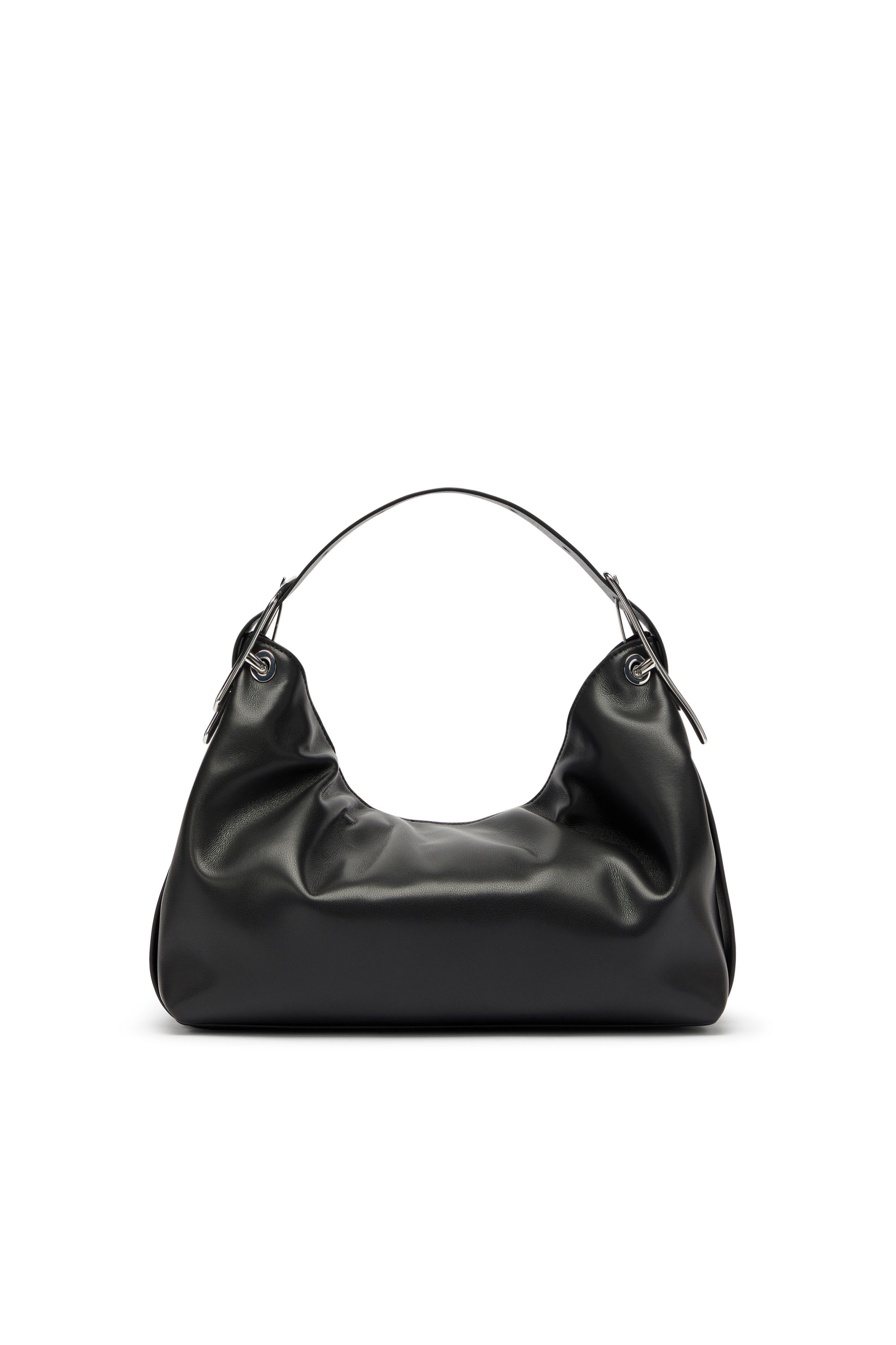Diesel - D-LINE HOBO S, Woman's D-Line-Leather shoulder bag in Black - 3